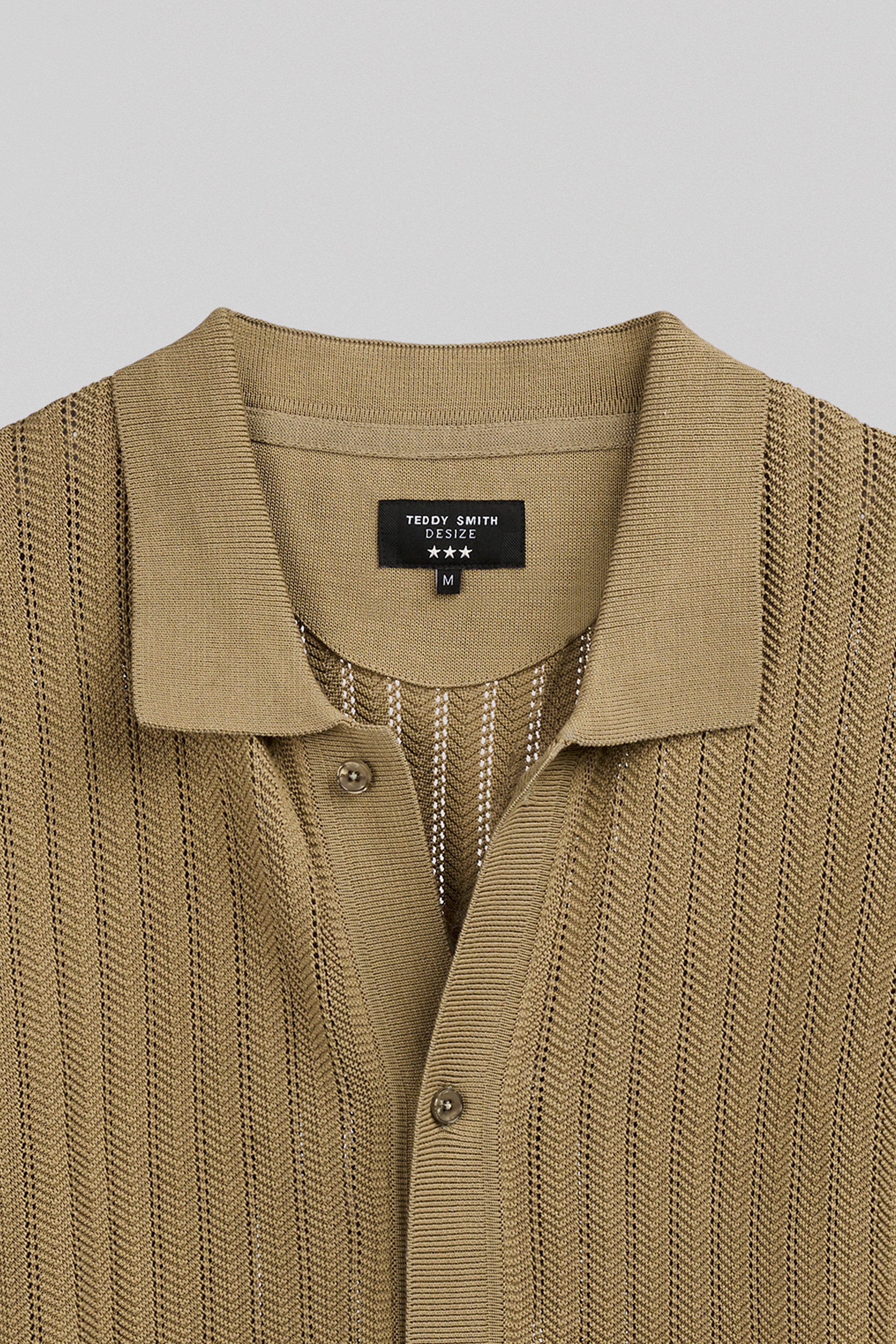 Teddy Smith C-Darley MC chemise kaki sable