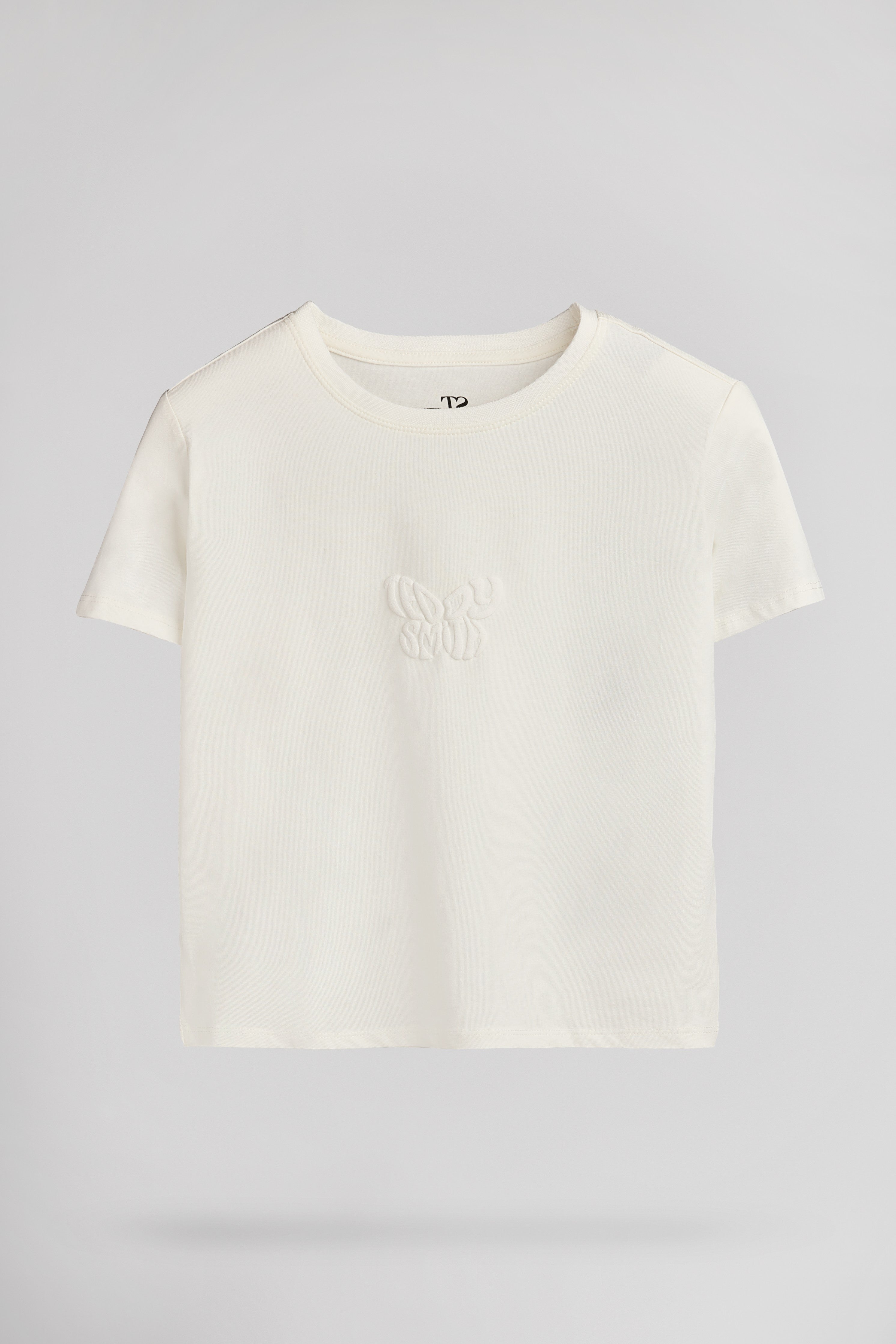 Teddy Smith T-Ody MC Jr T-shirt Blanc Fille Ajusté