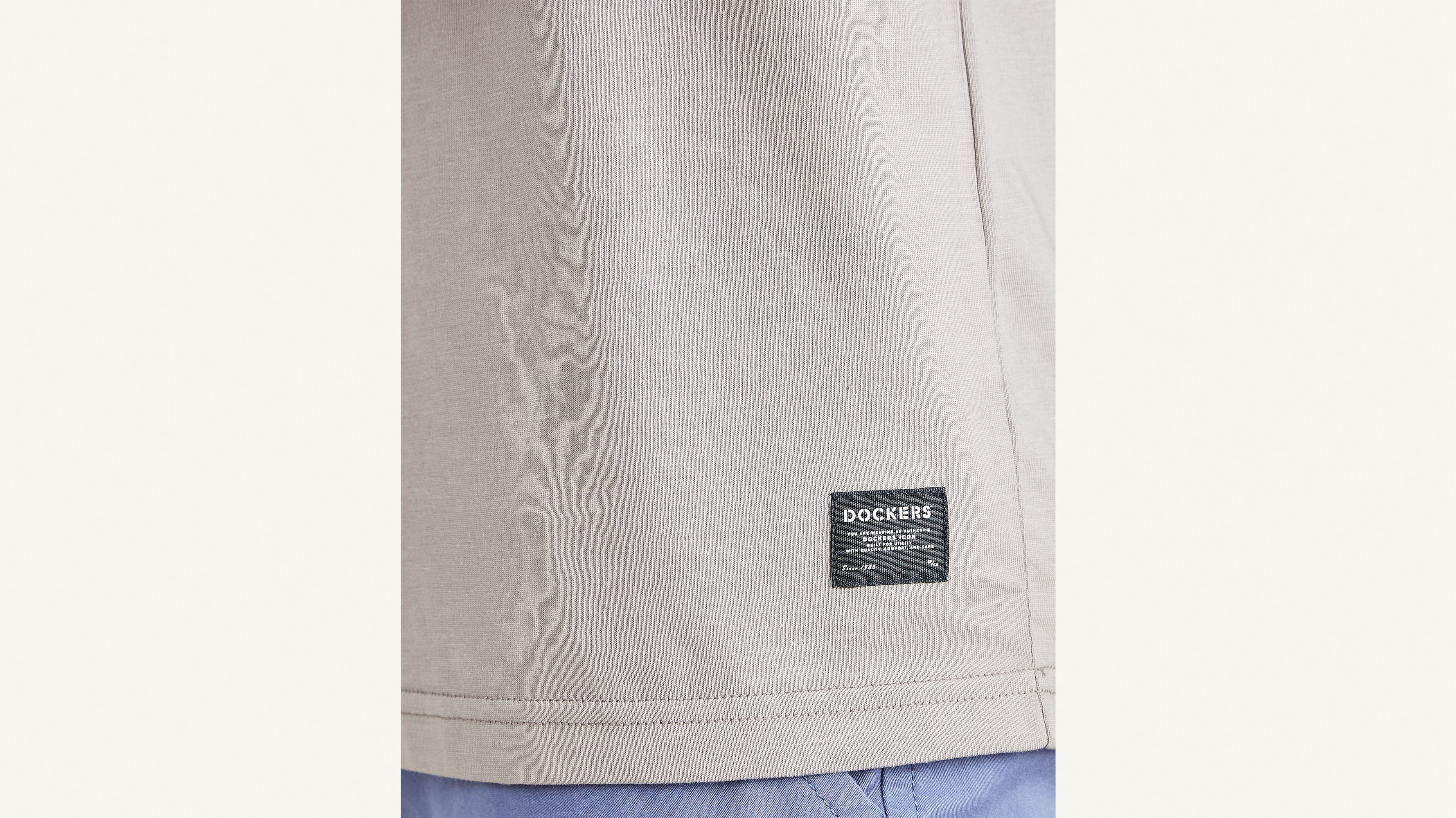 Dockers Original Tee Slim Fit t-shirt gris coton