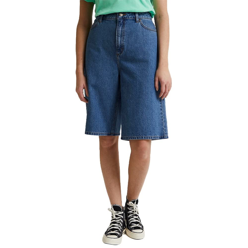 Lee bermuda jean femme indigo clair taille 25W