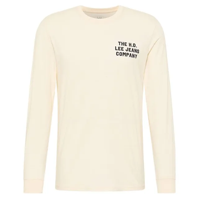 Lee Relaxed LS Tee T-shirt Homme M écru manche longue