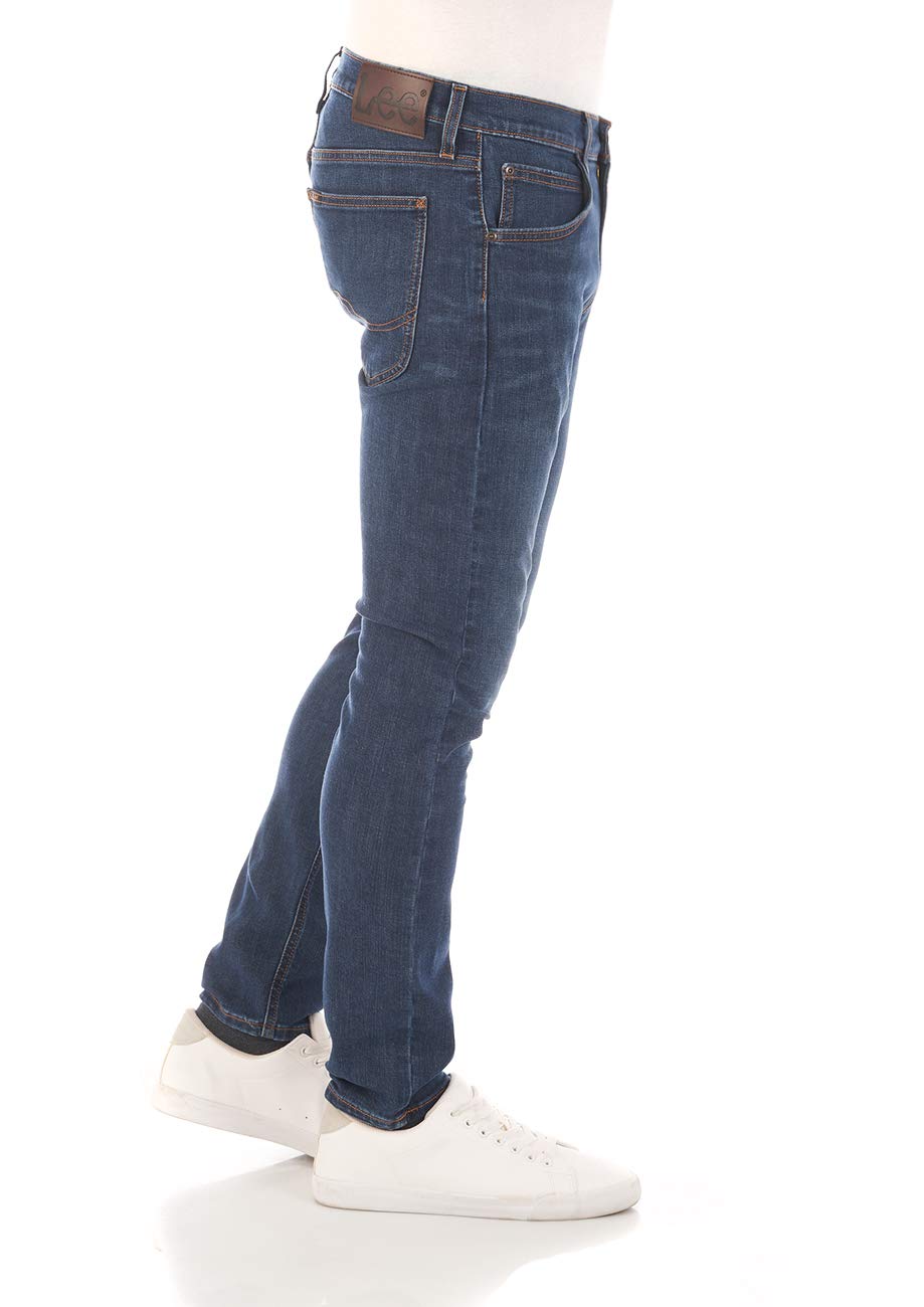 Lee Luke jean homme bleu foncé W31 L34 tapered
