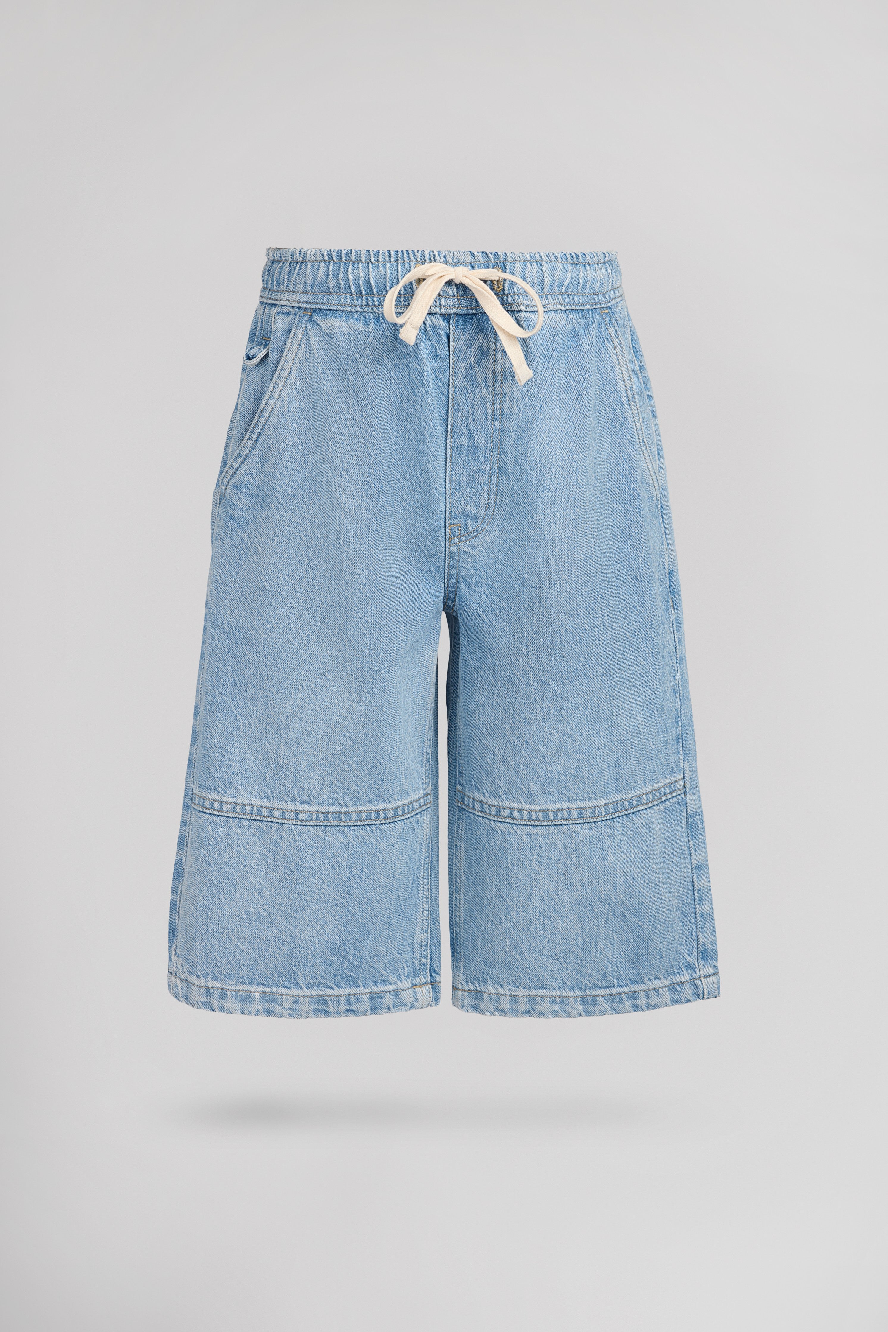 Teddy Smith S-Car Baggy SH JR short denim indigo clair garçon