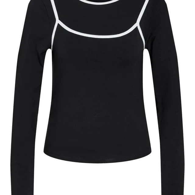 Noisy May top manches longues superposé caraco