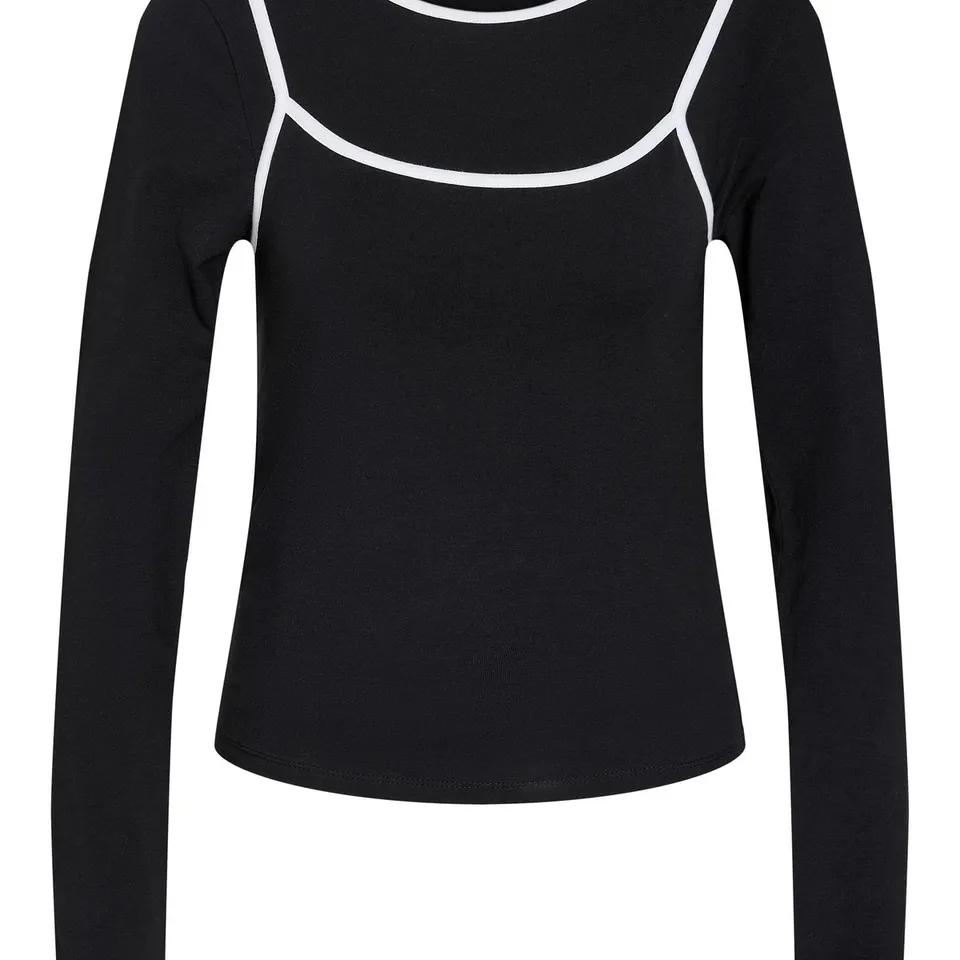Noisy May NMKerry top manches longues effet superposé slim