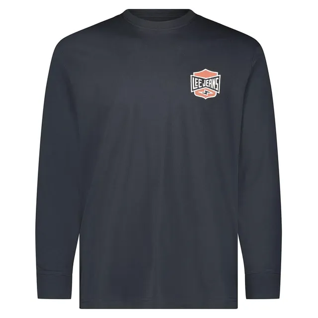 Lee Ls Ess Seasonal Tee t-shirt homme L noir délavé
