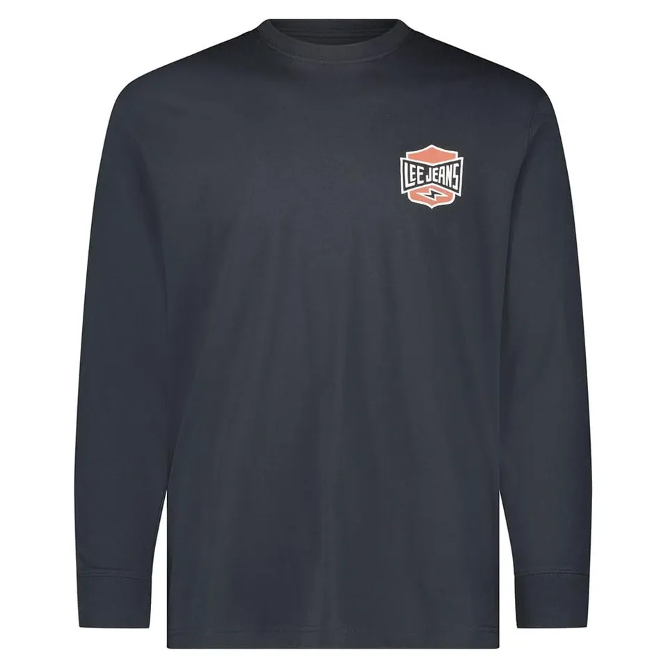 Lee Ls Ess Seasonal Tee t-shirt homme L noir délavé