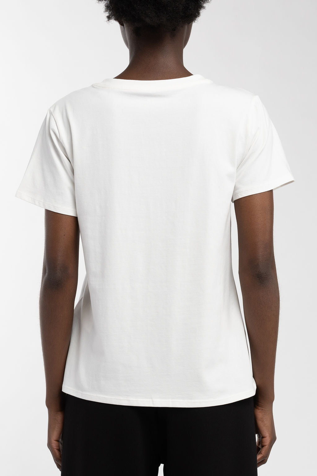 Teddy Smith T-Ribelle t-shirt femme middle white coton