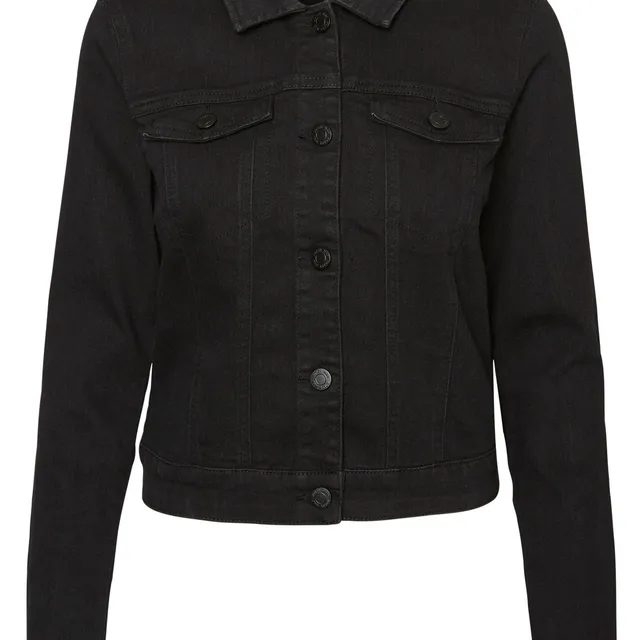 Noisy May veste courte boutonnée col montant