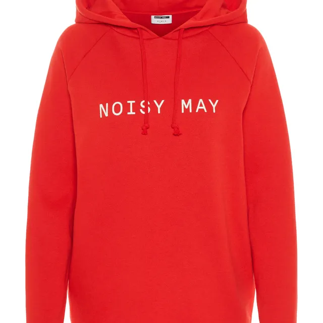 Noisy May sweat à capuche coupe ample imprimé