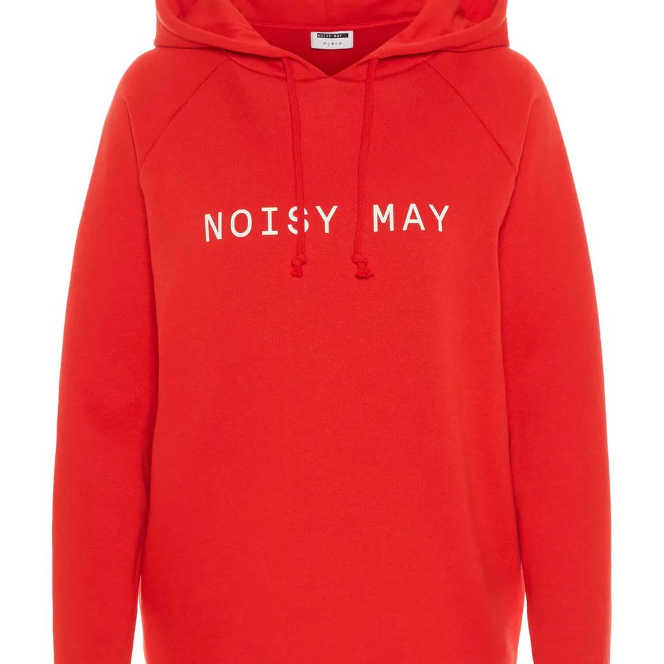Noisy May sweat à capuche loose imprimé