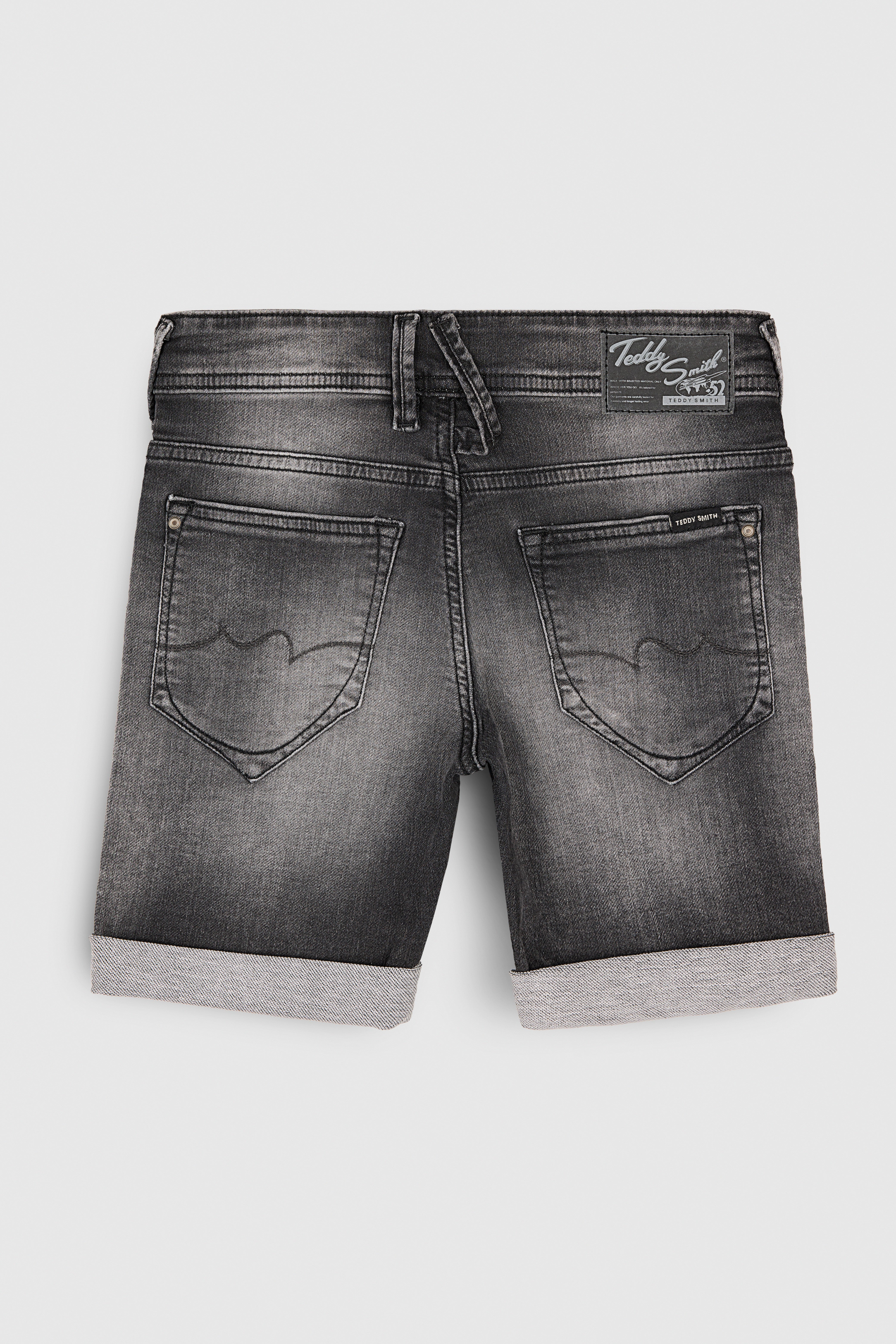 Teddy Smith Scotty 3 Jr bermuda gris denim stretch