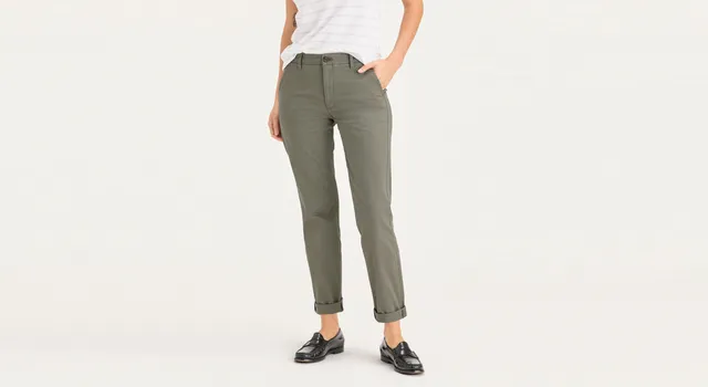 Dockers Weekend Chino Slim Fit pantalon vert long