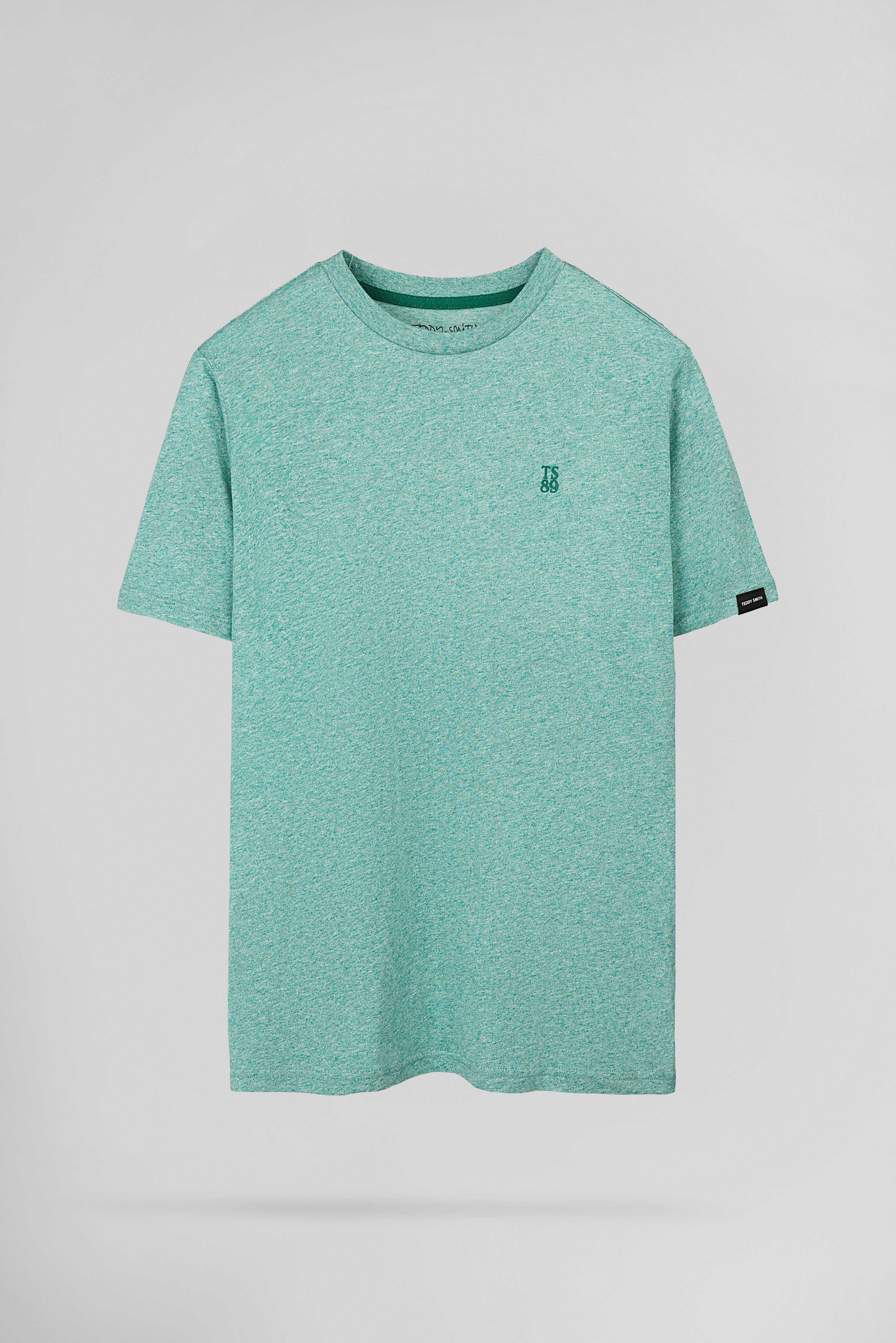 Teddy Smith T-Narvik MC t-shirt vert chiné coton