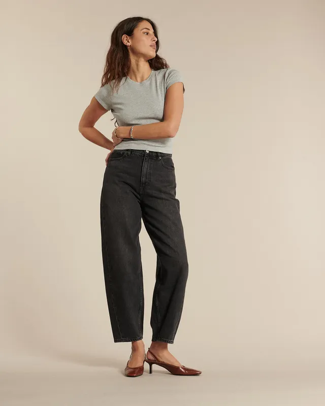 Labdip Jemma Denim BL 66 jean noir taille haute