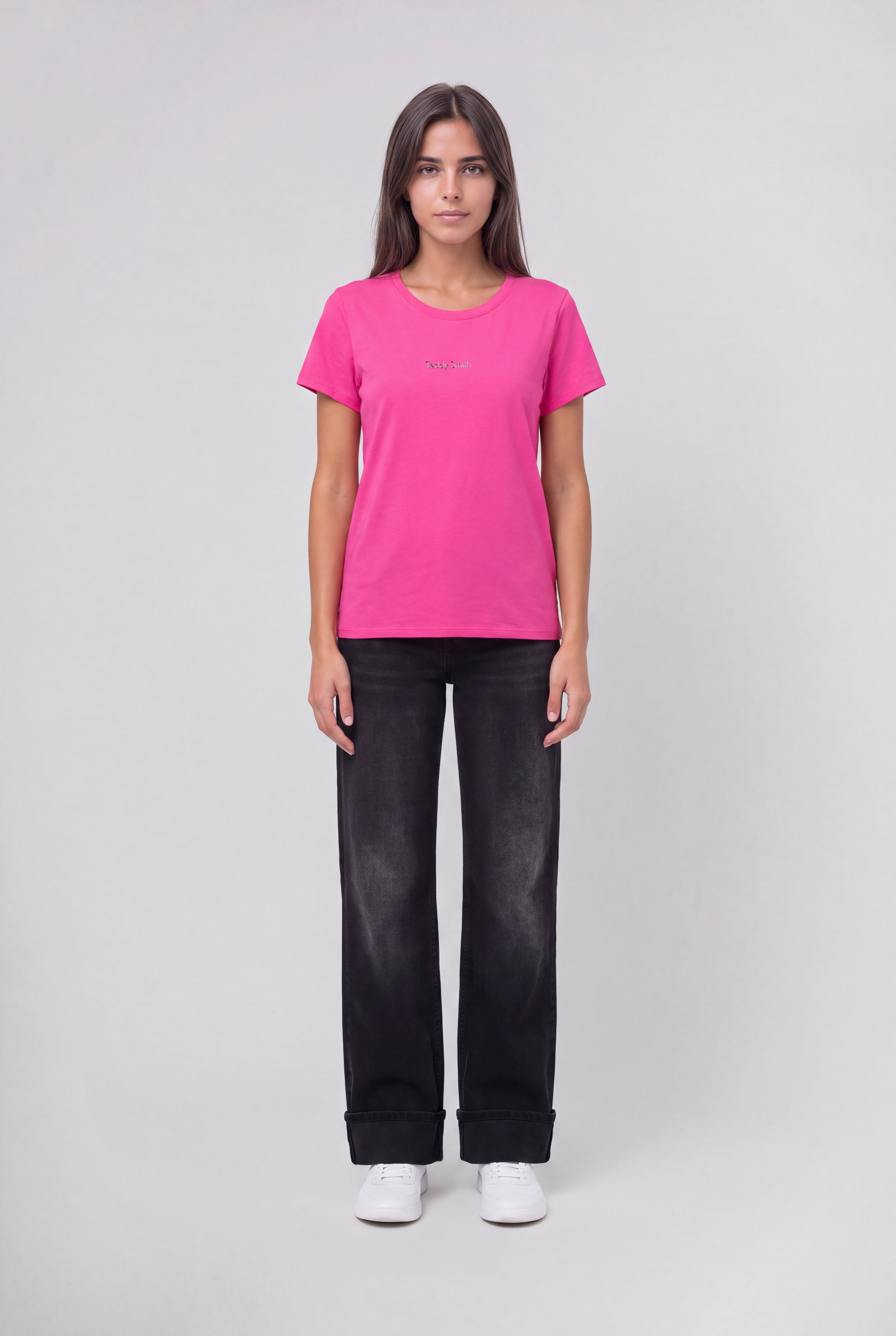 Teddy Smith T-Ribelle MC t-shirt fushia femme