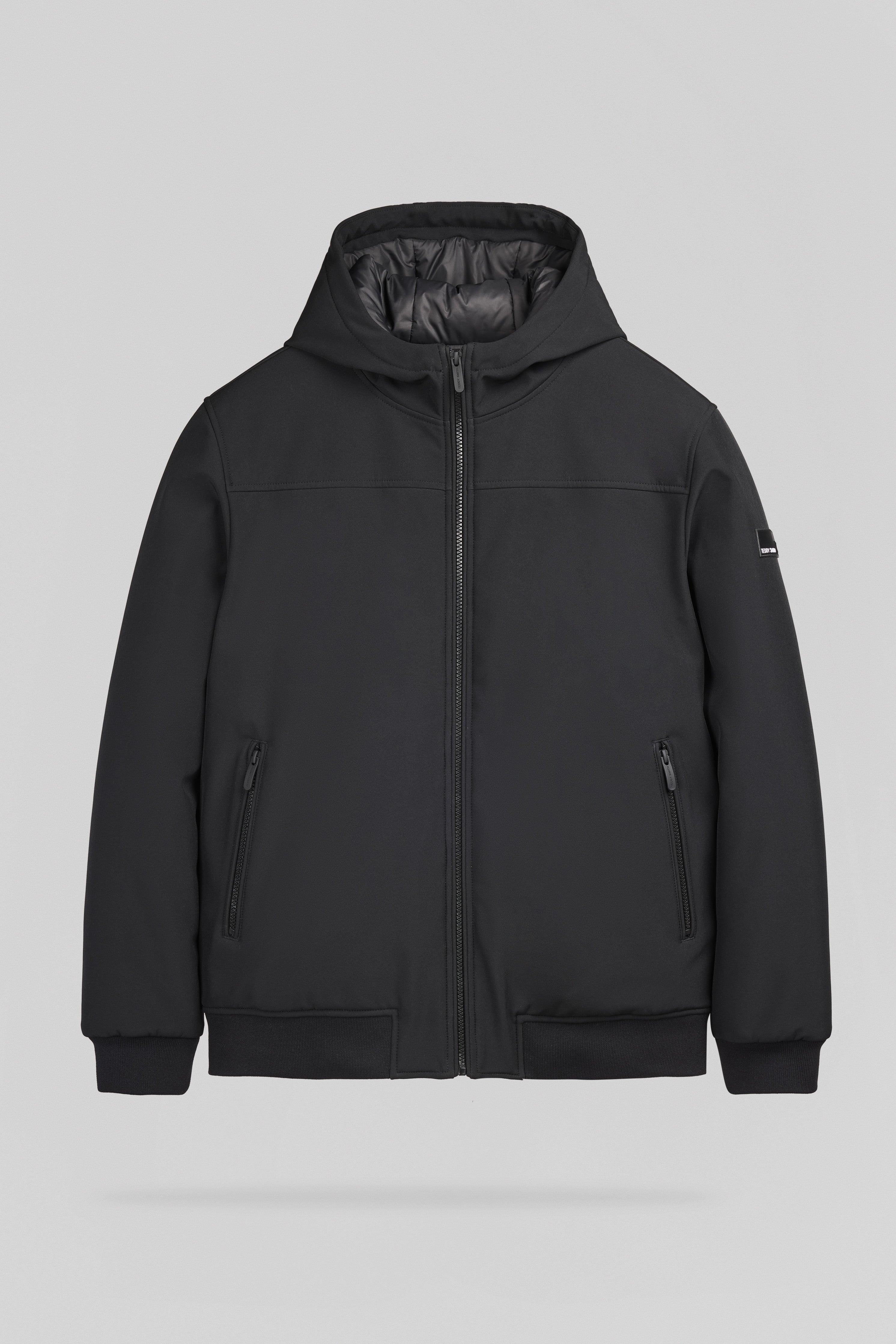 Teddy Smith B-Samy blouson noir déperlant capuche