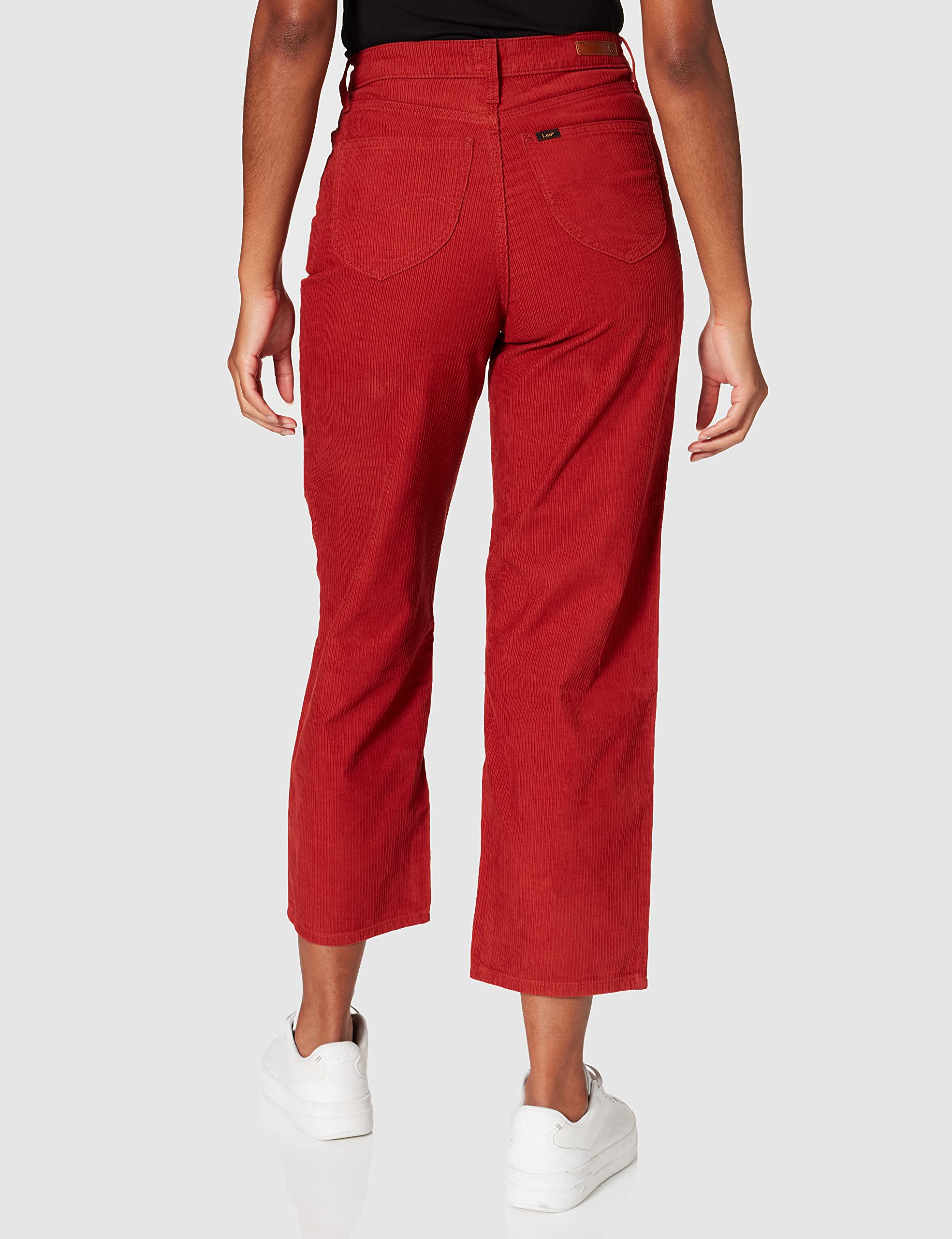 Lee Wide Leg jean large femme rouge ocre 27W x 35L