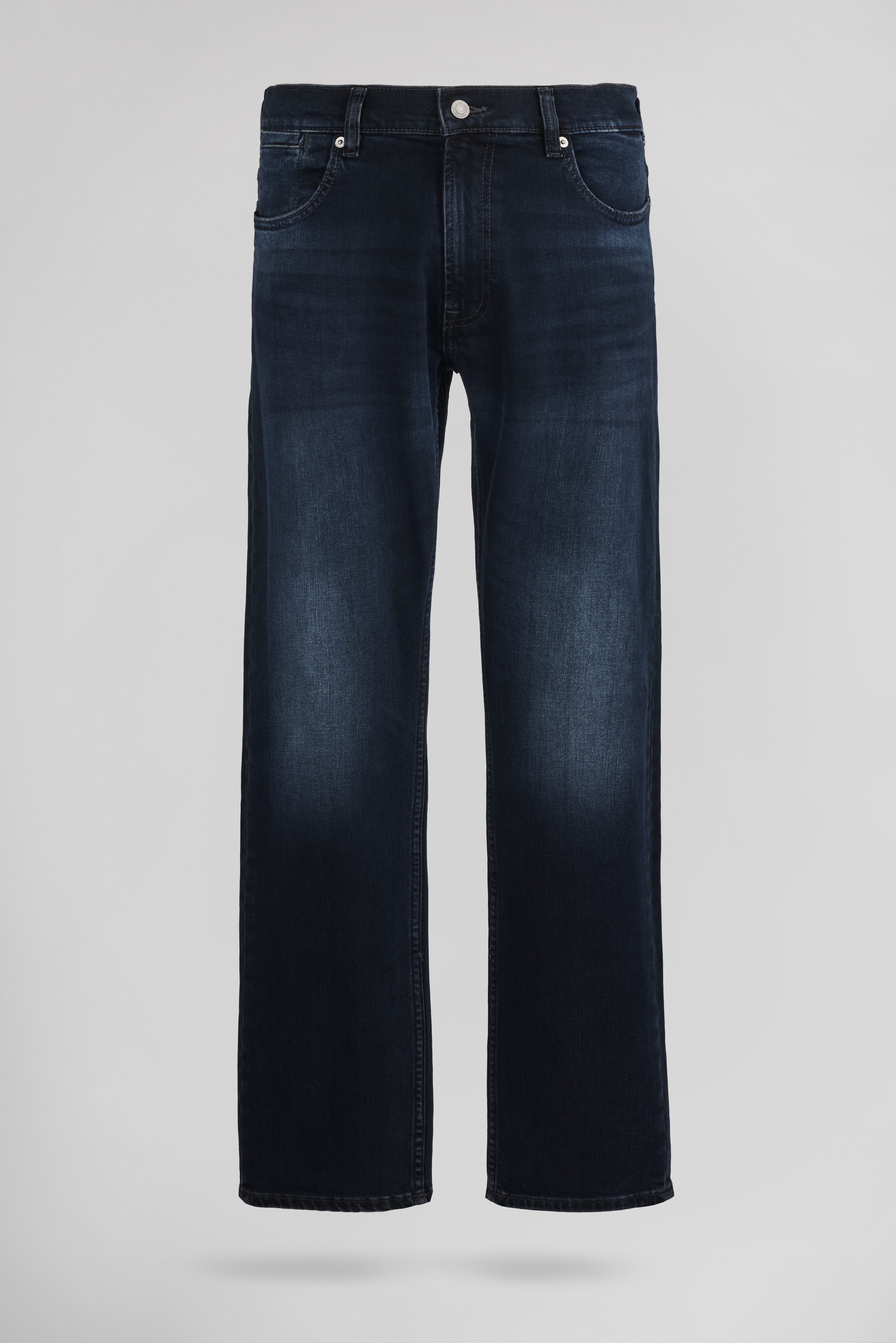 Teddy Smith Reg L32 jean droit deep blue homme coton