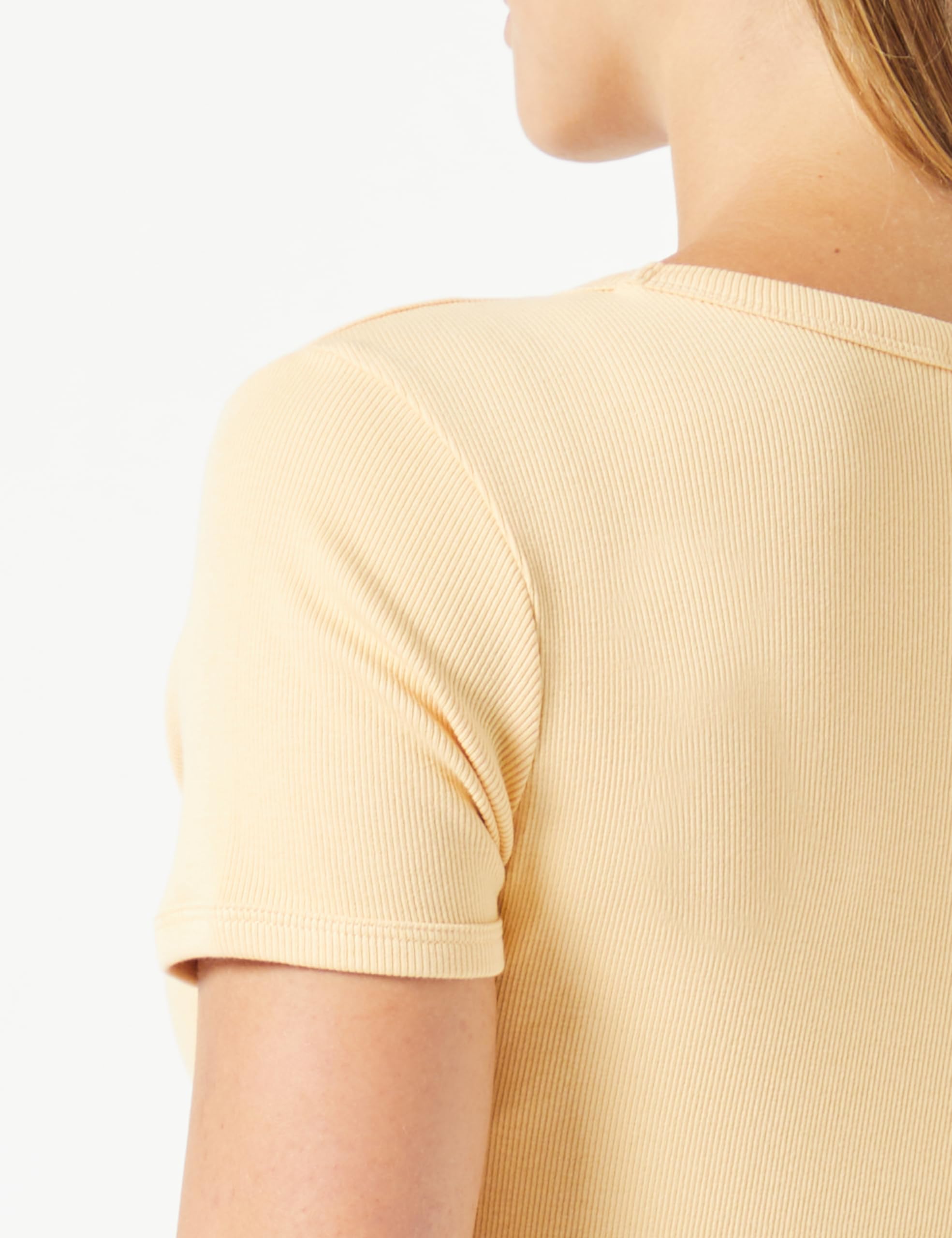 Lee Tea SS Rib t-shirt femme côtelé ajusté taille XL