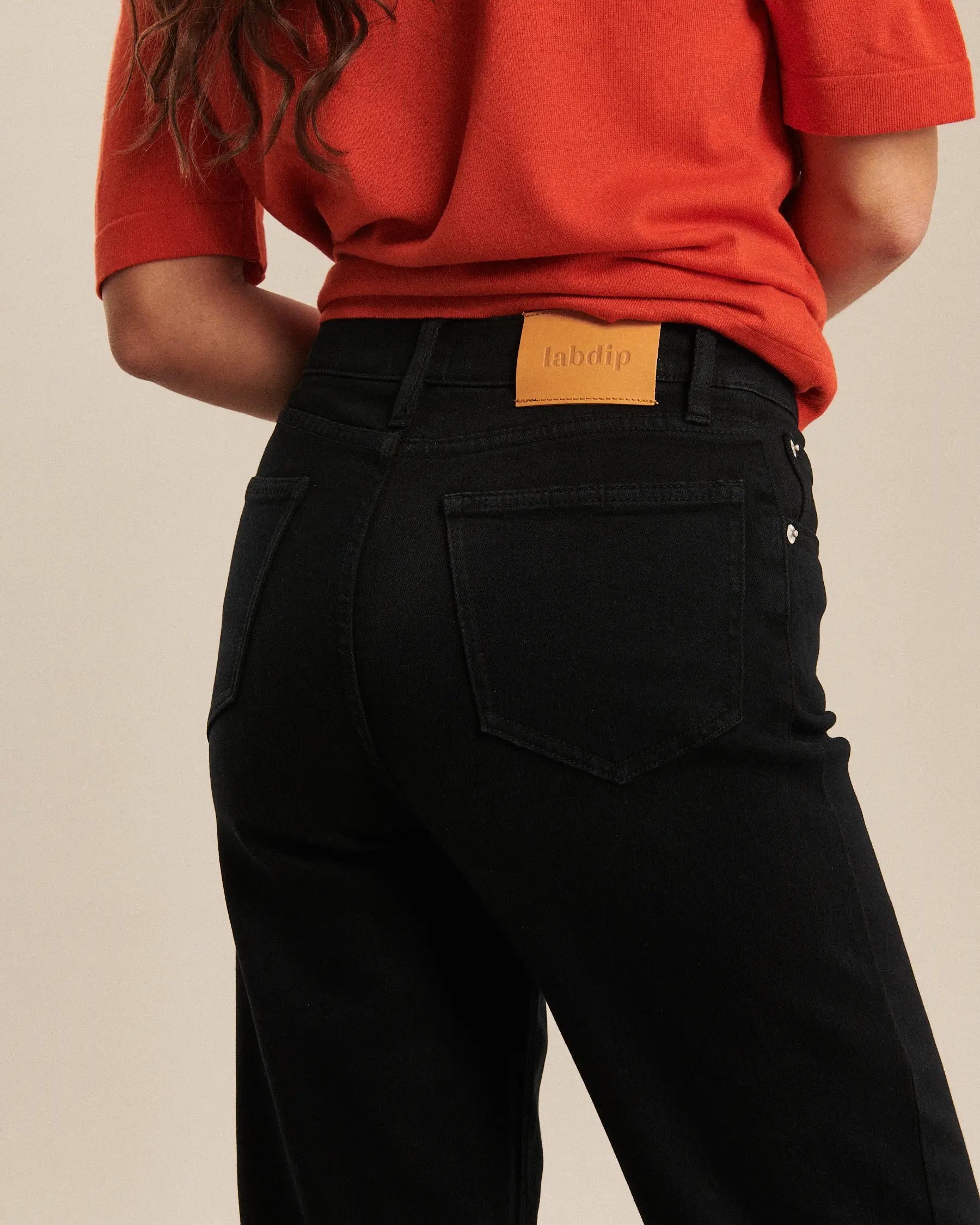 Labdip Romy Denim Nightfall BB 80 jean droit noir stretch