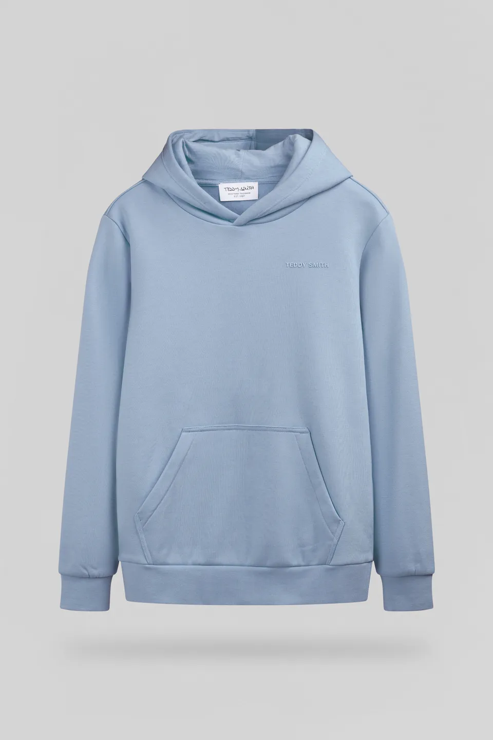 Teddy Smith S-Nark Hoody Jr sweat capuche bleu minéral garçon