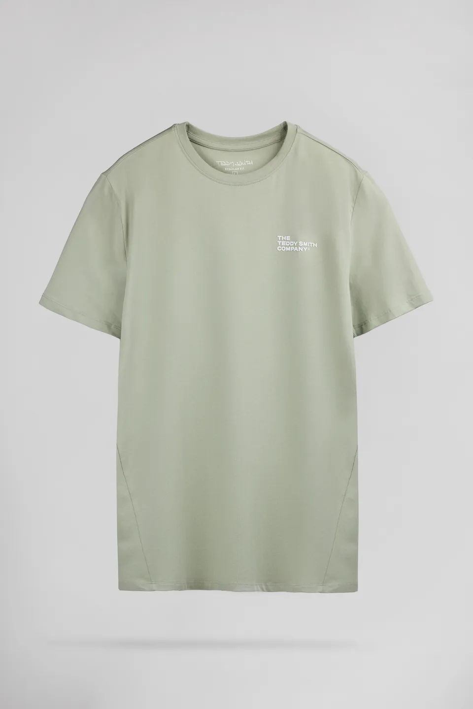 Teddy Smith T-Company t-shirt coton vert sauge regular