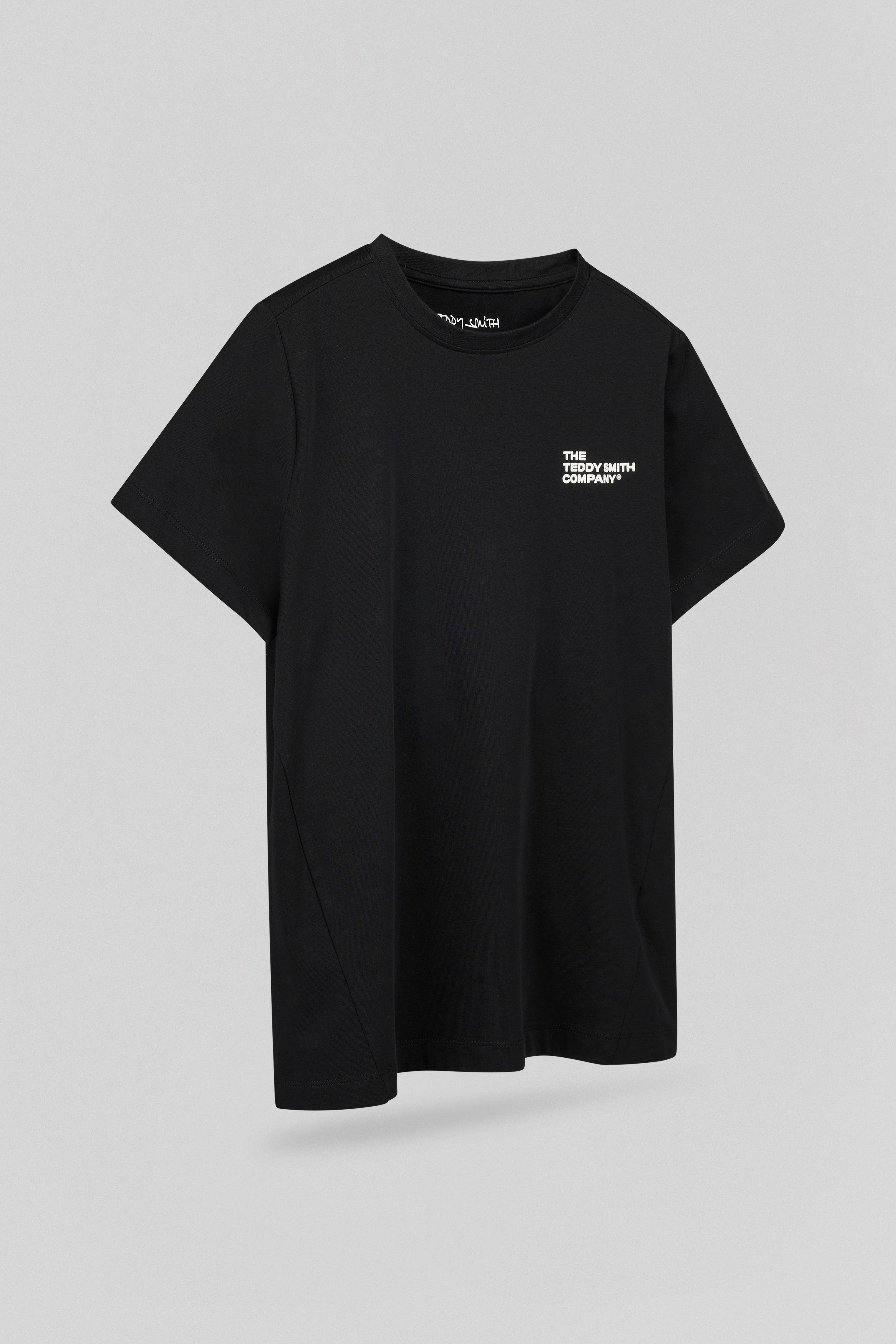 Teddy Smith T-Company MC JR t-shirt Noir coton stretch