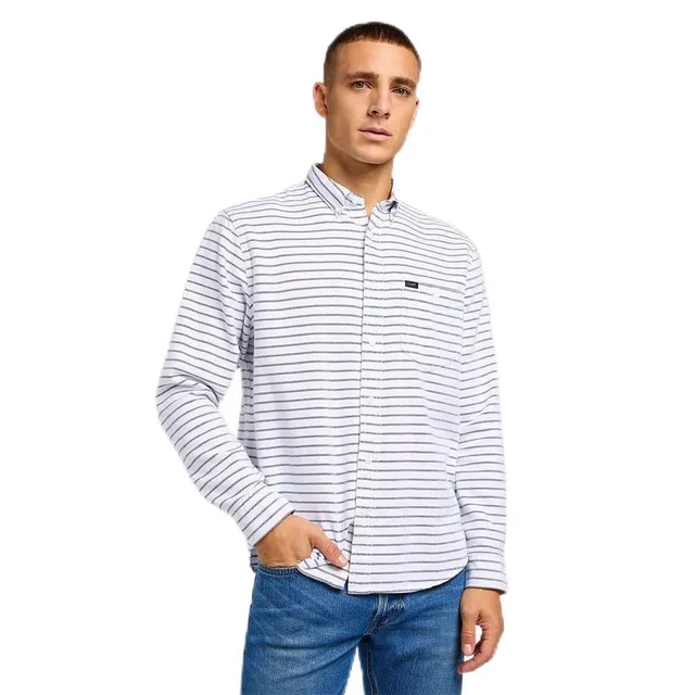 Lee Riveted t-shirt homme Charcoal M coupe classique