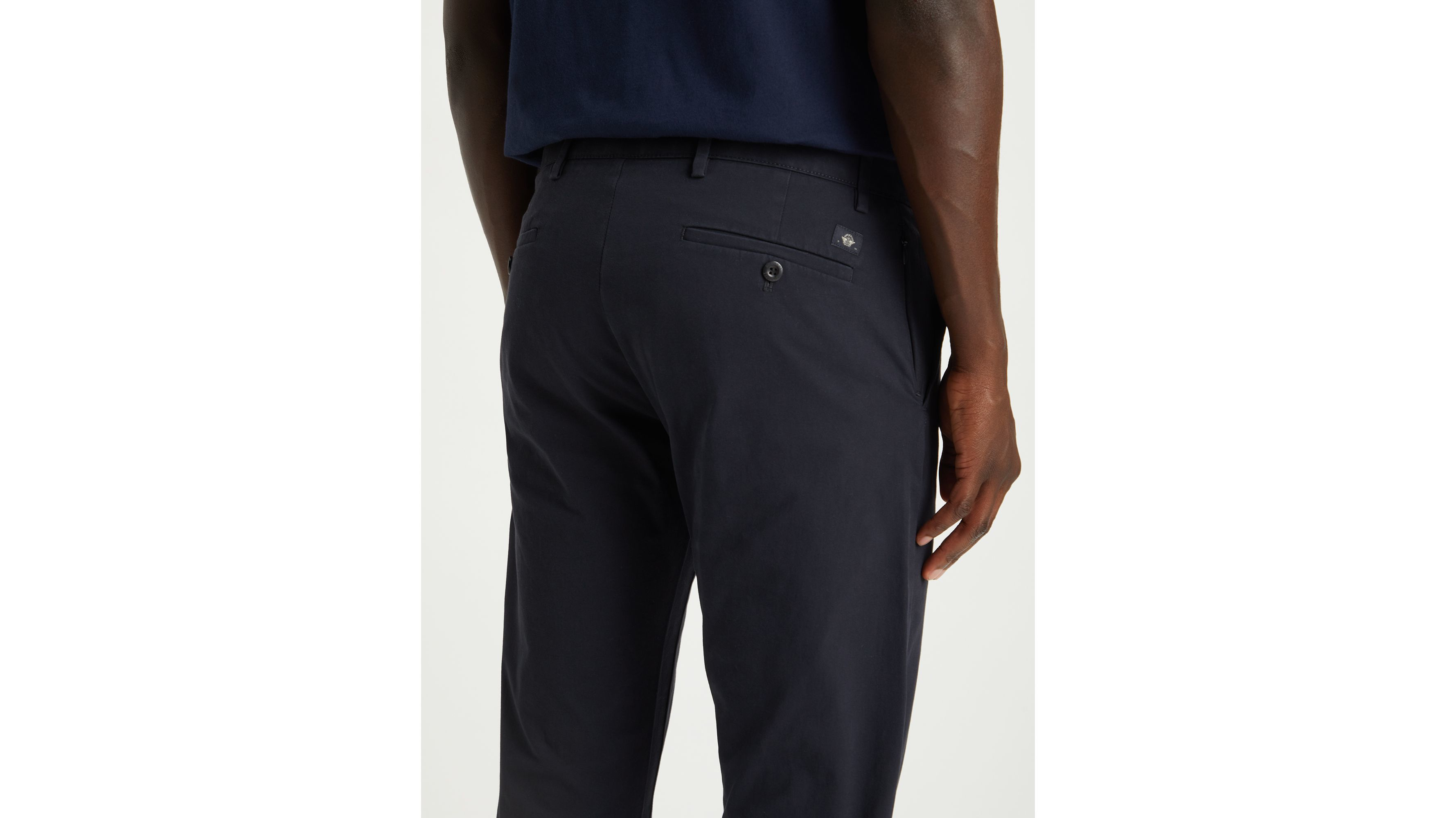Dockers Crafted Khaki Slim chino bleu marine stretch