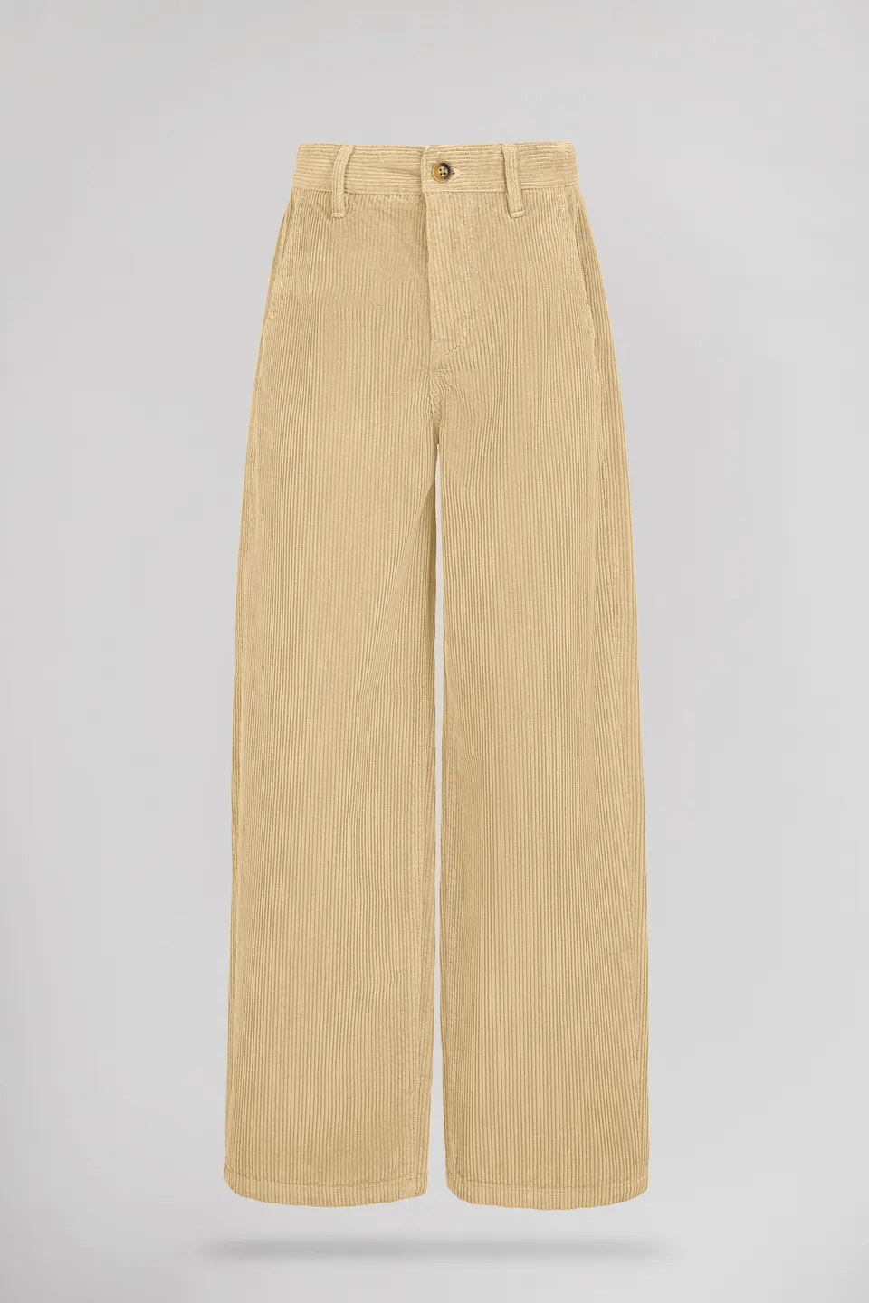 Teddy Smith P-Eddy Baggy Jr chino velours beige garçon