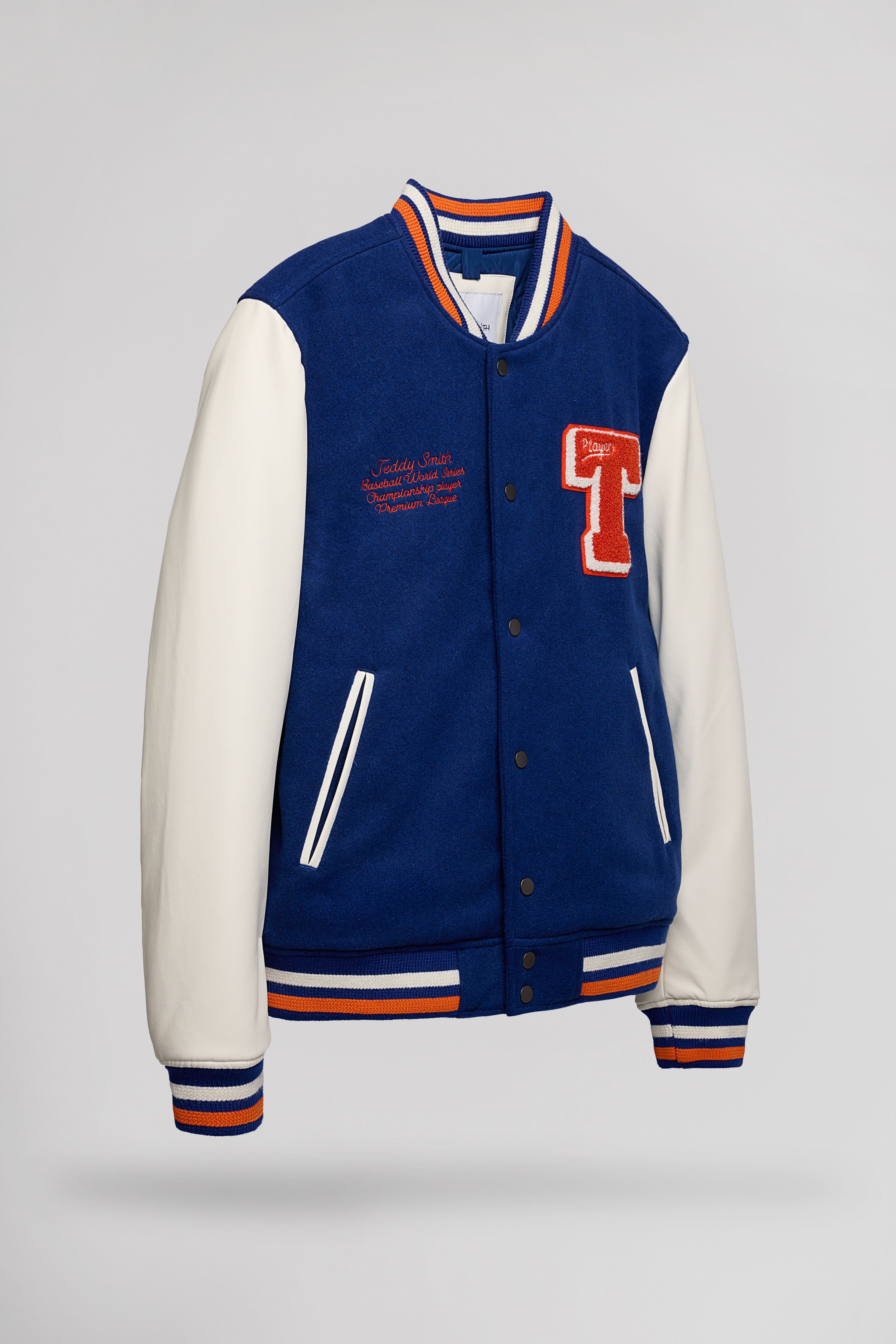 Teddy Smith B-Romeo blouson teddy bleu roi