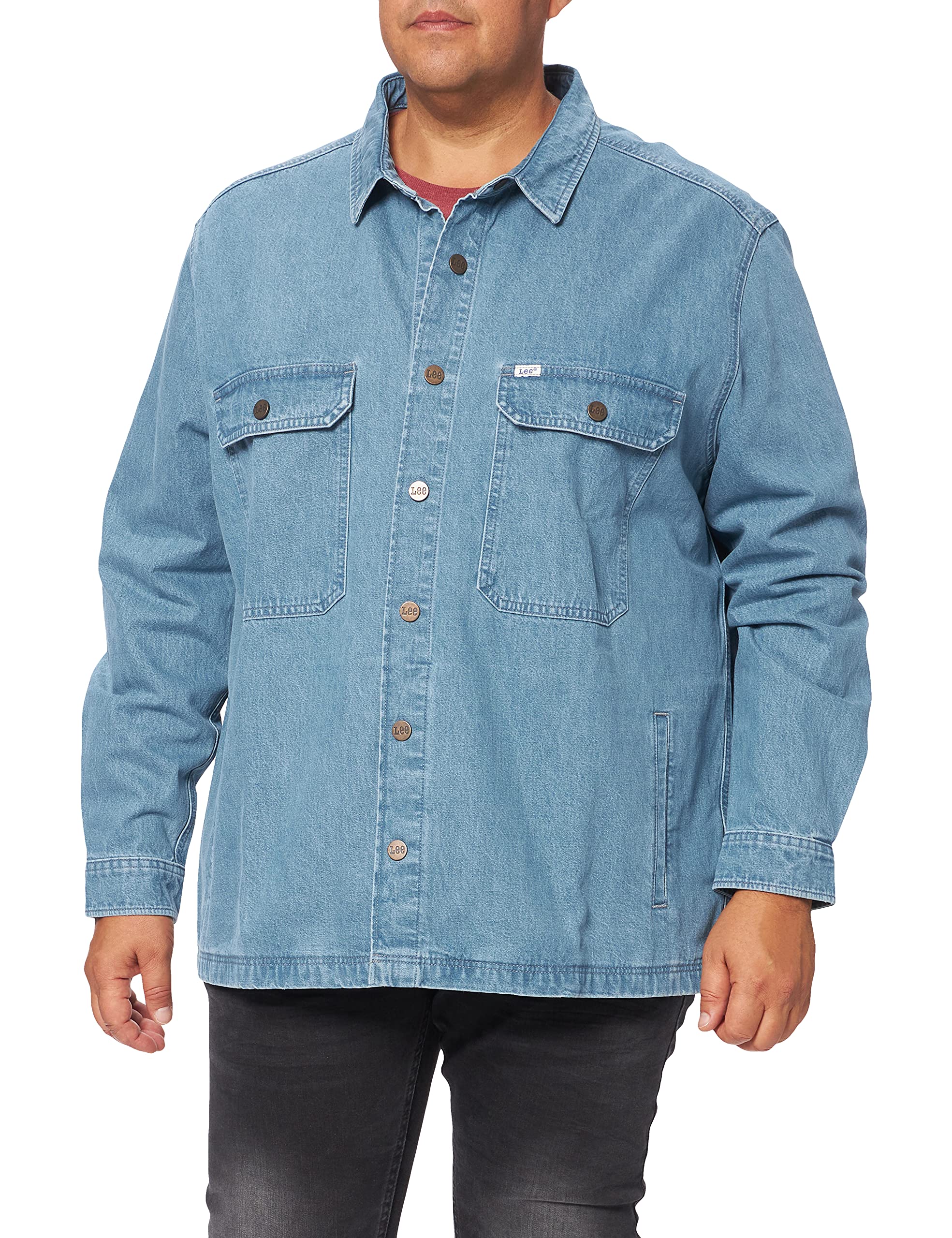 Lee Workwear Overshirt surchemise jean homme vert S