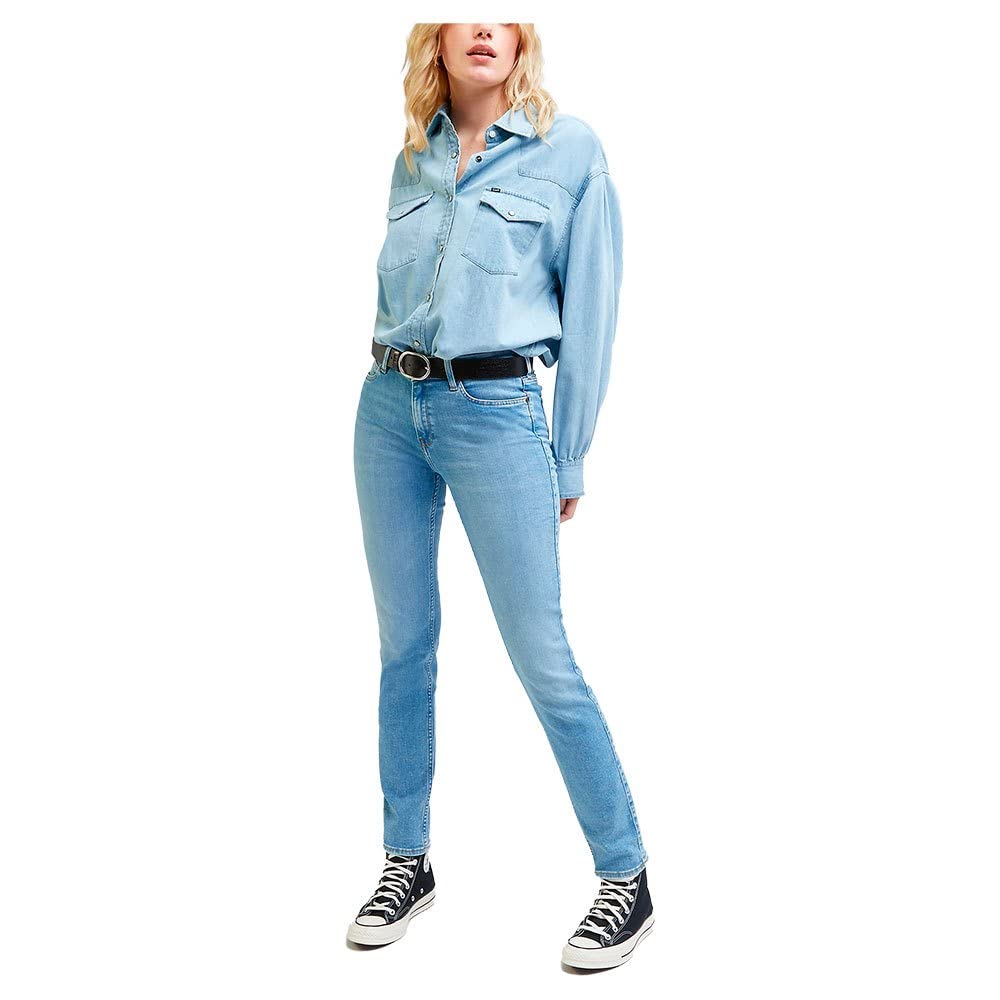 Lee Seasonal chemise western bleu clair en coton