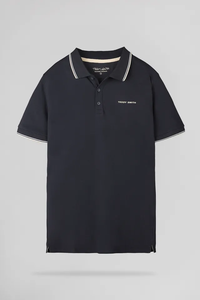 Teddy Smith Pasian 2 polo bleu marine coton homme