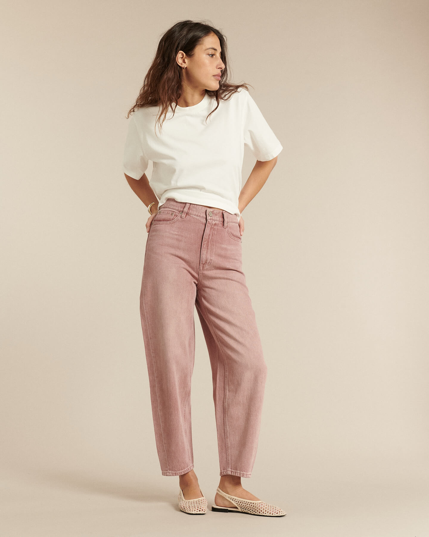 Labdip Jemma jean ballon femme Quartz lyocell