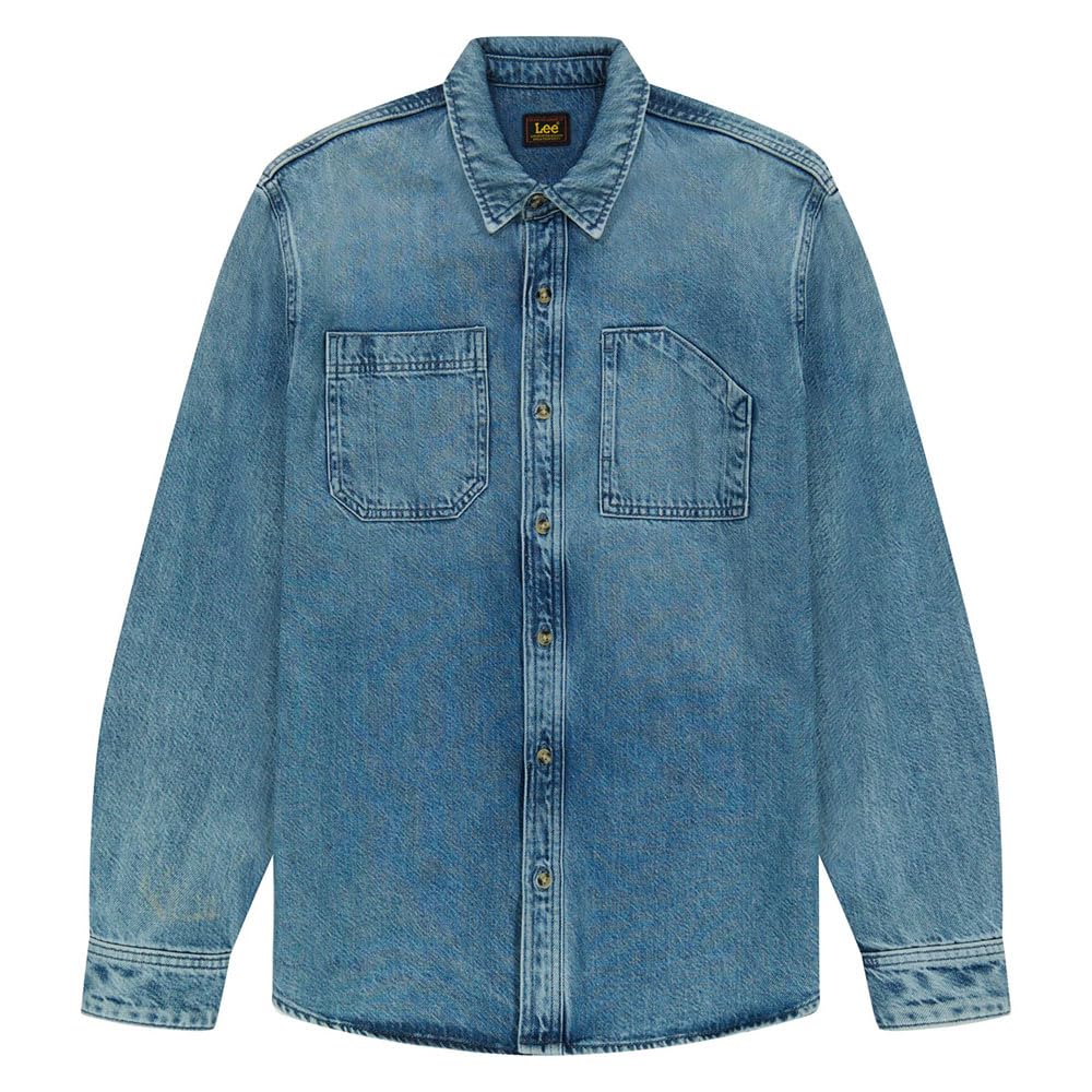 Lee Engineer Overshirt Surchemise Blue Meadow Taille XL