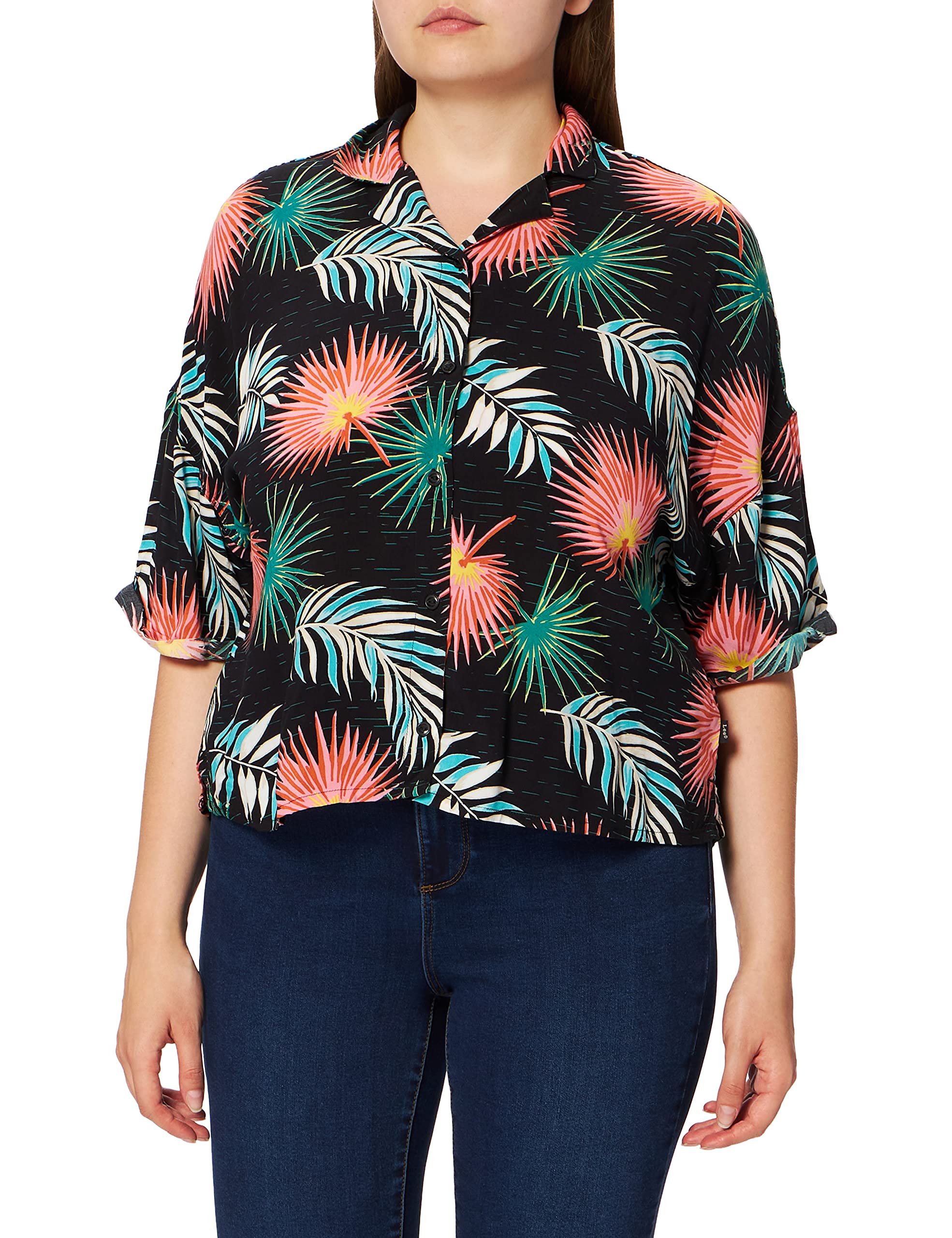 Lee Floral Resort chemise femme fleurie ample