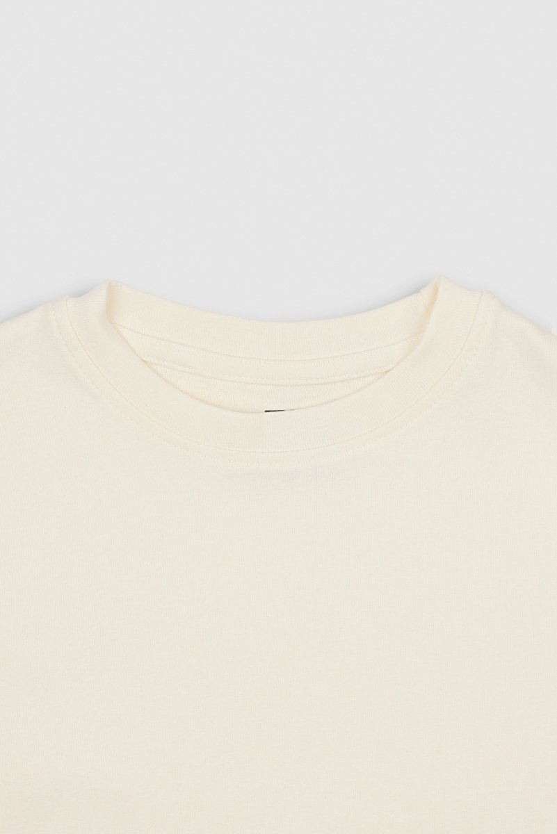 Teddy Smith T-Ribou MC JR t-shirt fille middle white ajusté