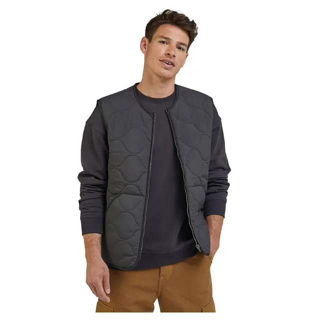 Lee Vest veste homme L noir délavé regular