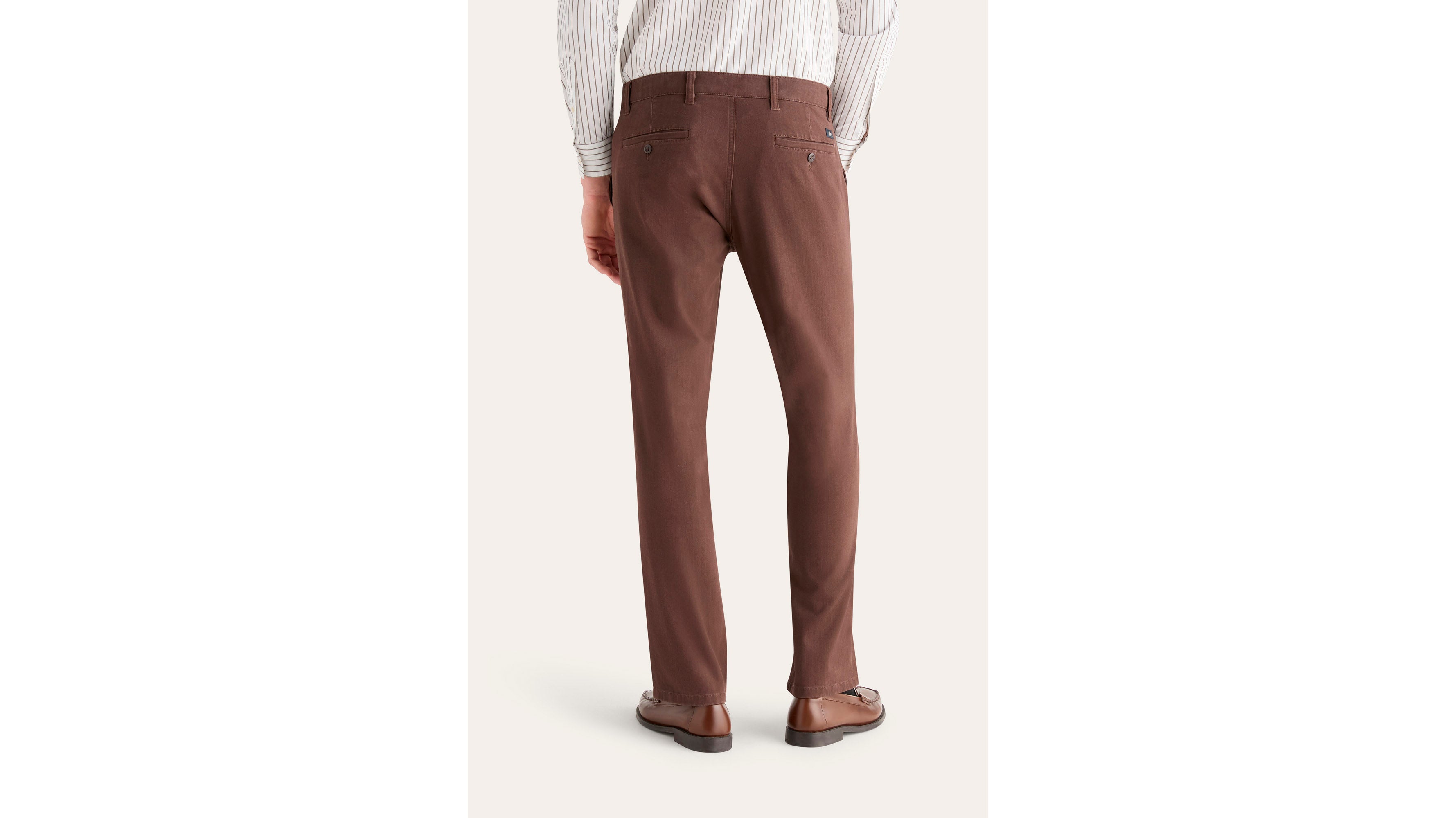 Dockers Ultimate Slim chino marron hot fudge stretch