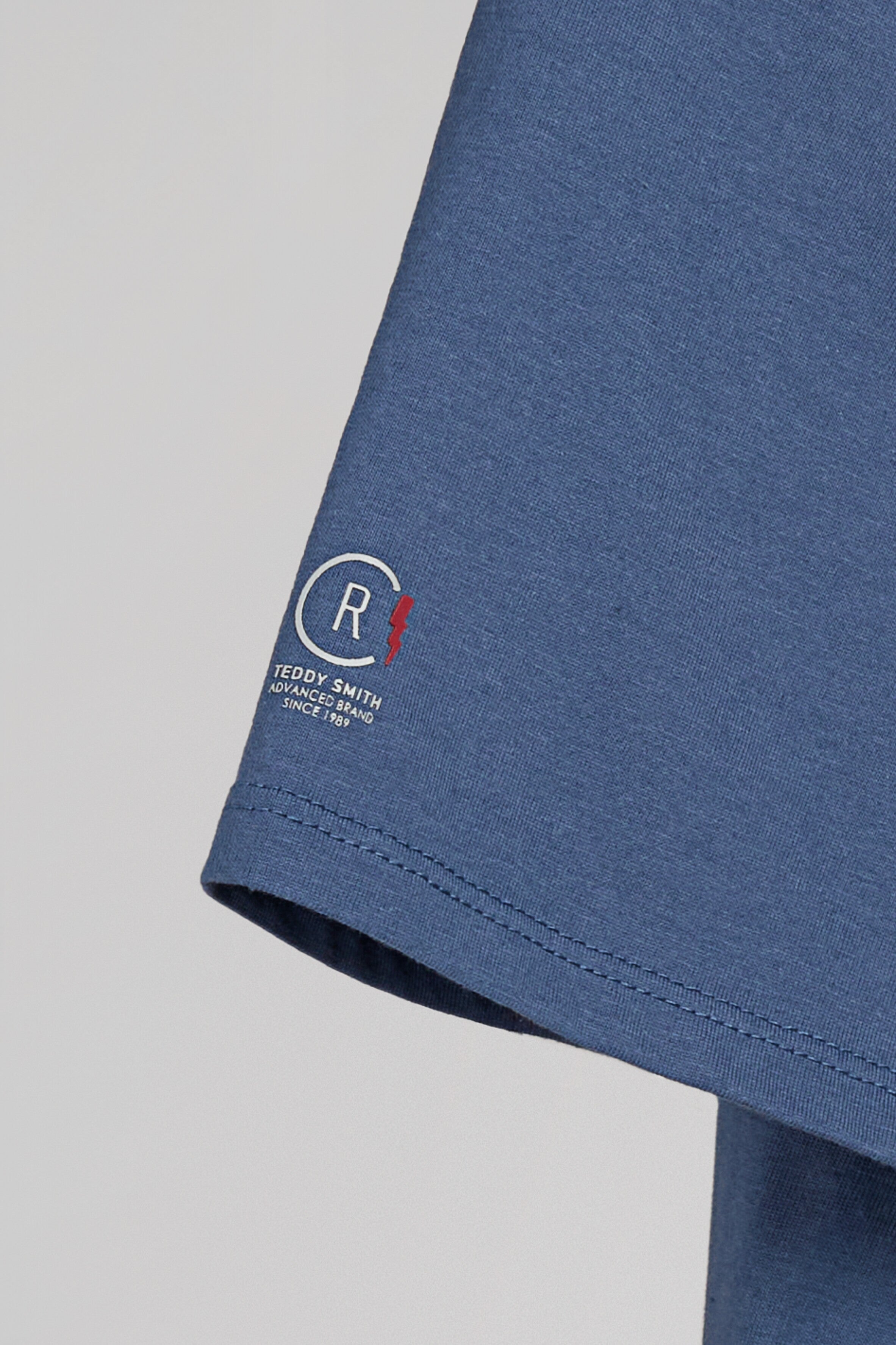 Teddy Smith T-Cars MC t-shirt homme bleu coton racing