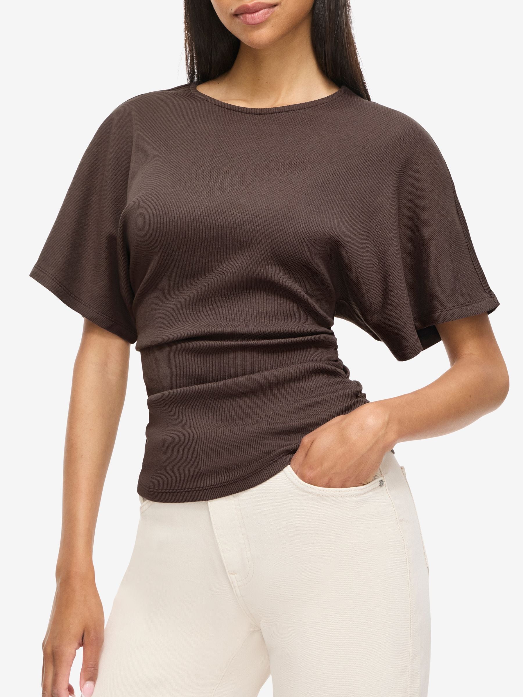 Noisy May Abbi NMABBI t-shirt coton bio manches courtes