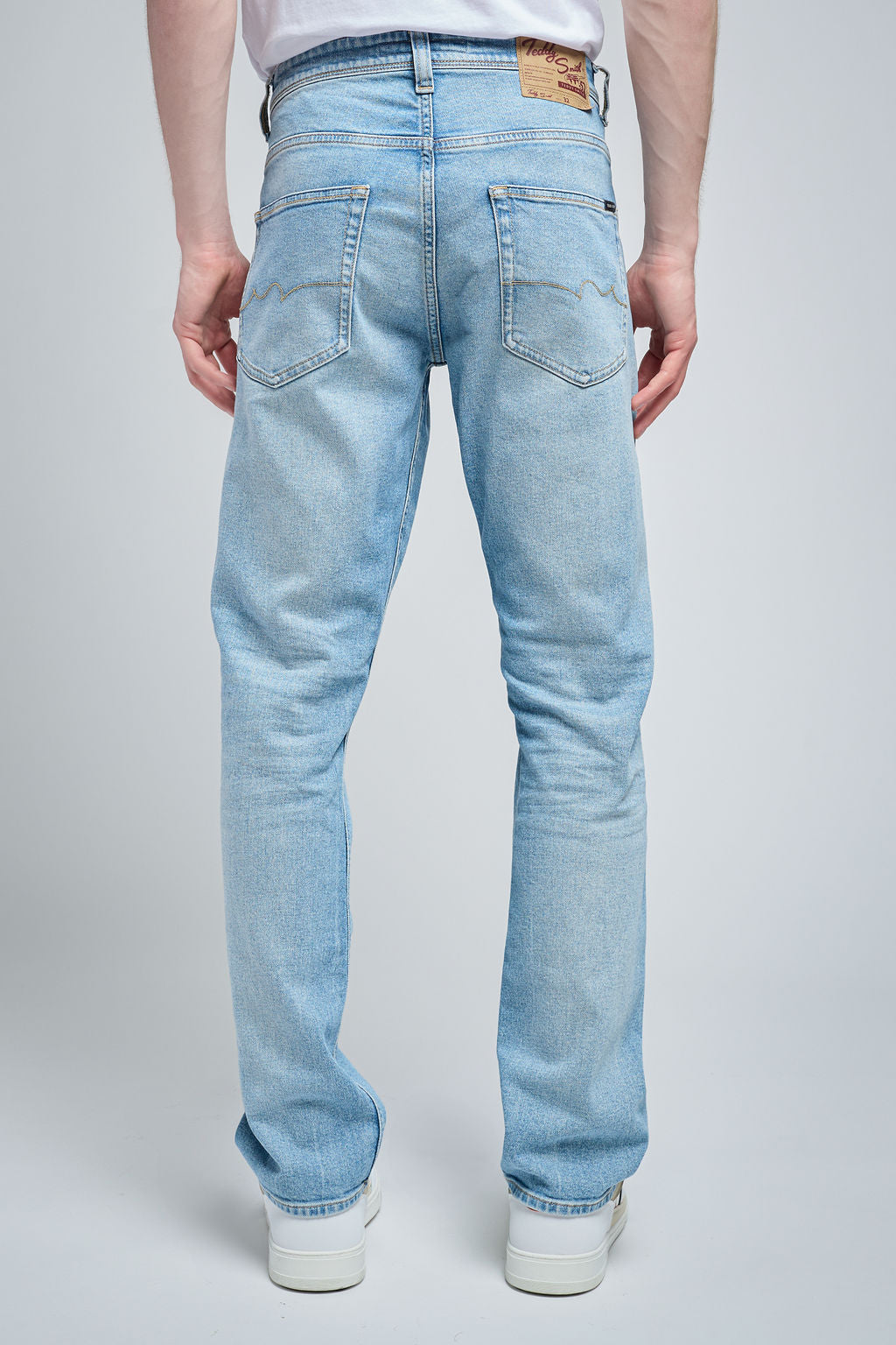 Teddy Smith REG jean droit homme indigo clair L32