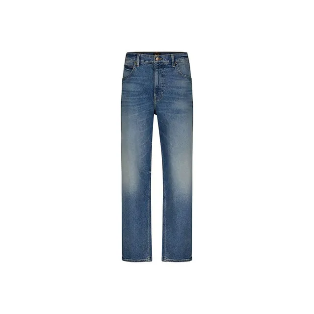 Lee Asher jean homme black star coupe ample