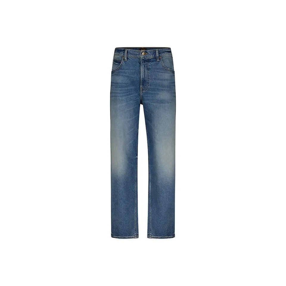 Lee Asher jean homme black star coupe ample
