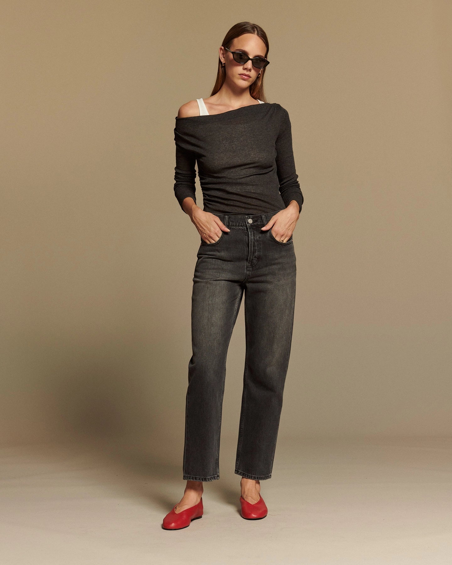 Labdip Quincy Maxi Kohl jean droit anthracite