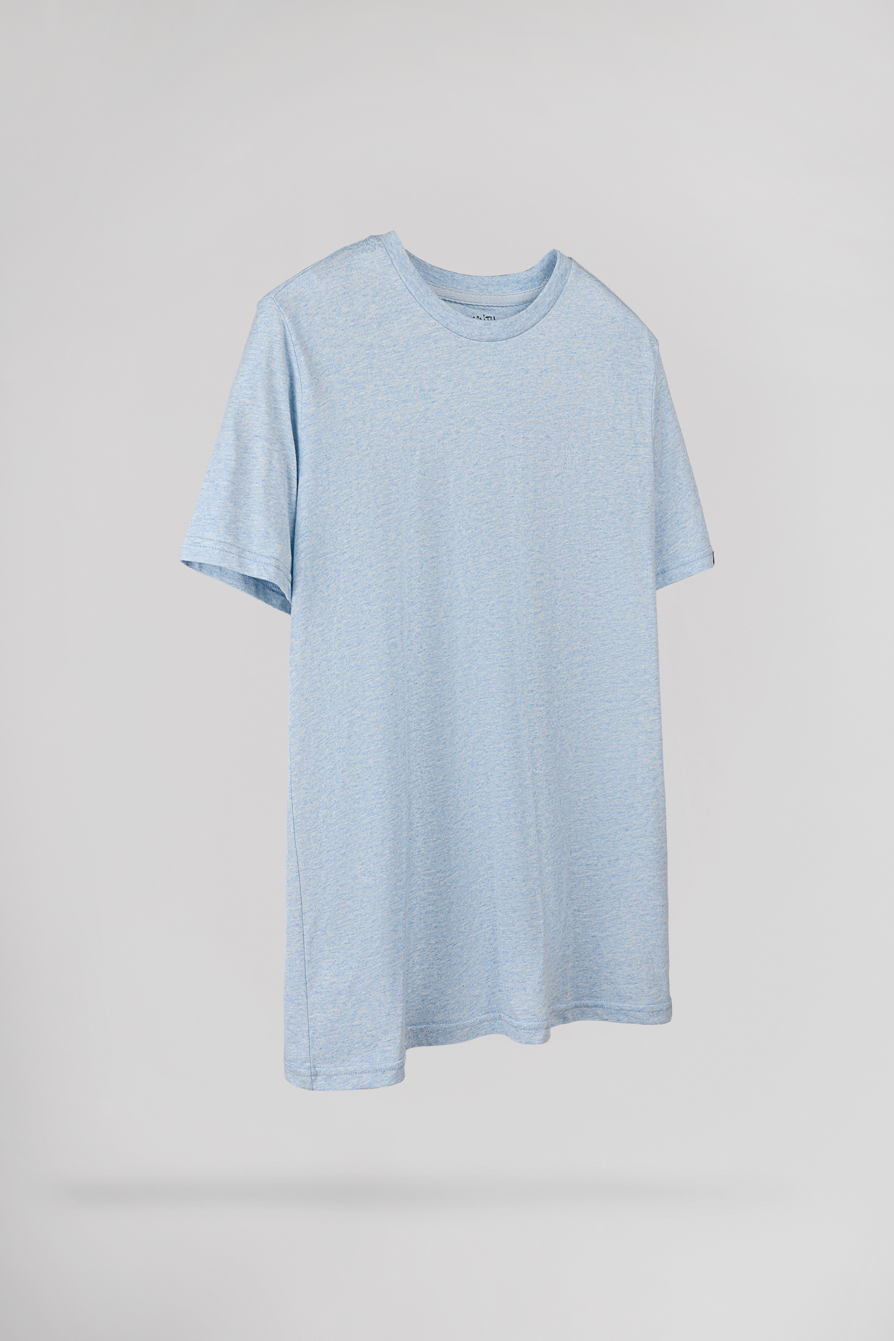 Teddy Smith T-Narvik MC t-shirt bleu pastel chiné