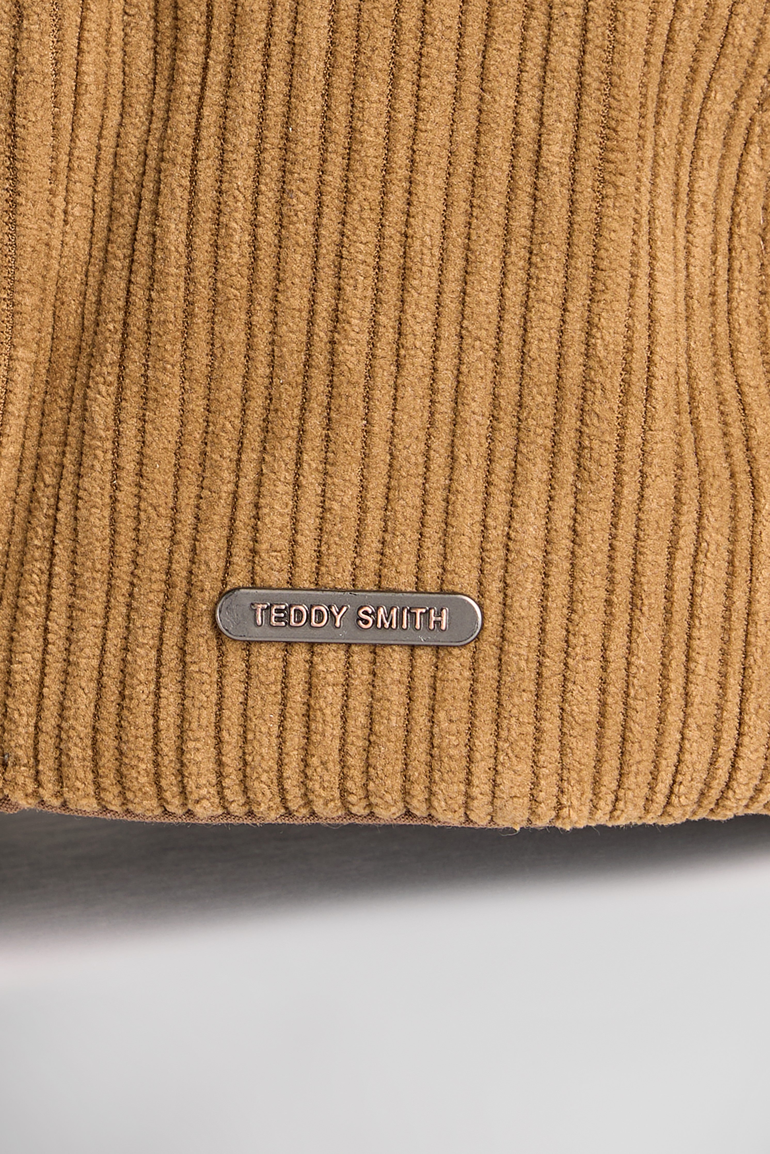 Teddy Smith C-Valou casquette velours noisette