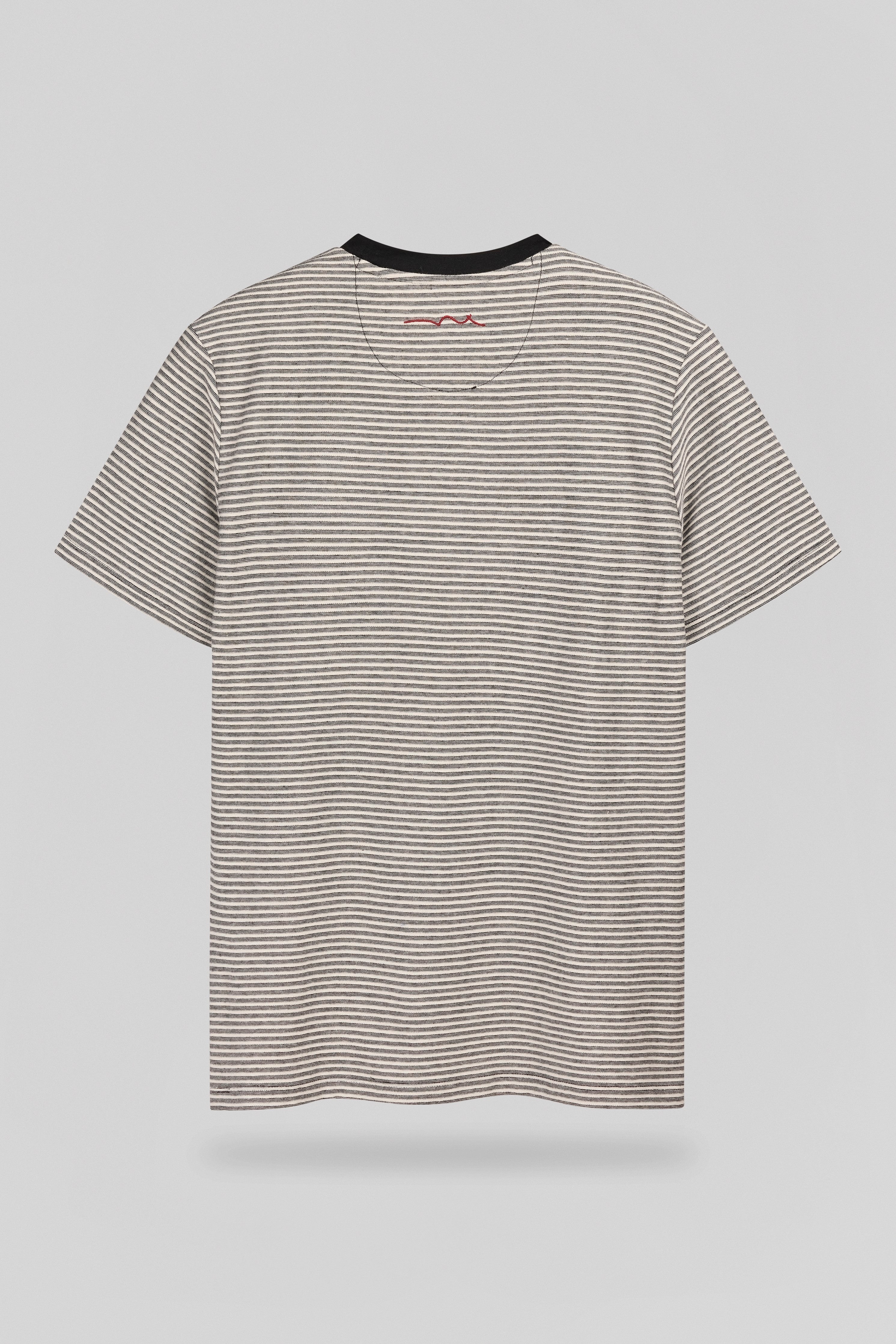 Teddy Smith T-Joos MC t-shirt rayé noir homme